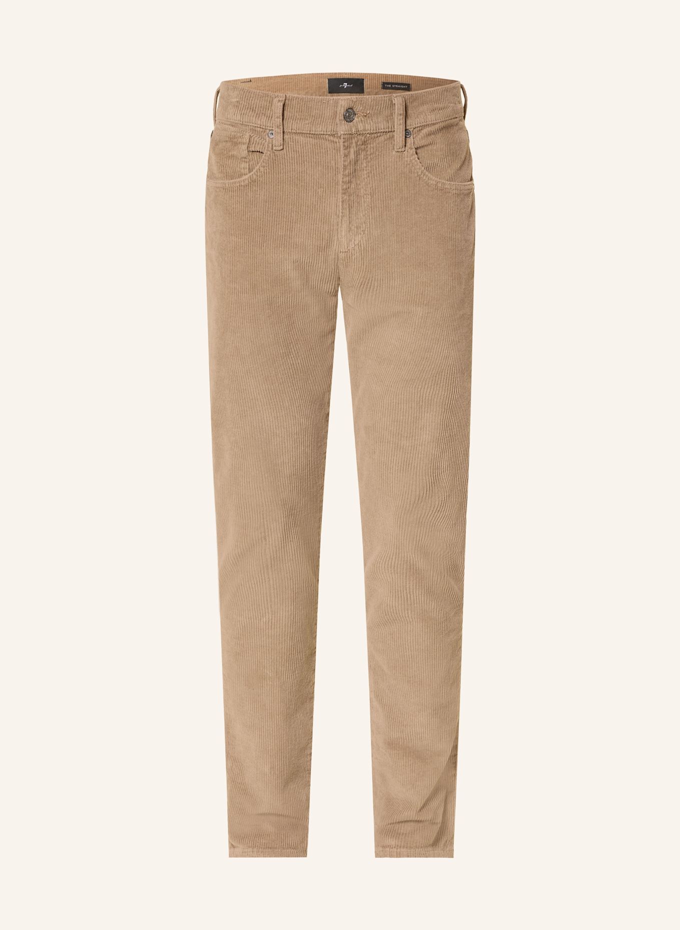 7 for all mankind Corduroy trousers THE STRAIGHT Regular Fit: BEIGE