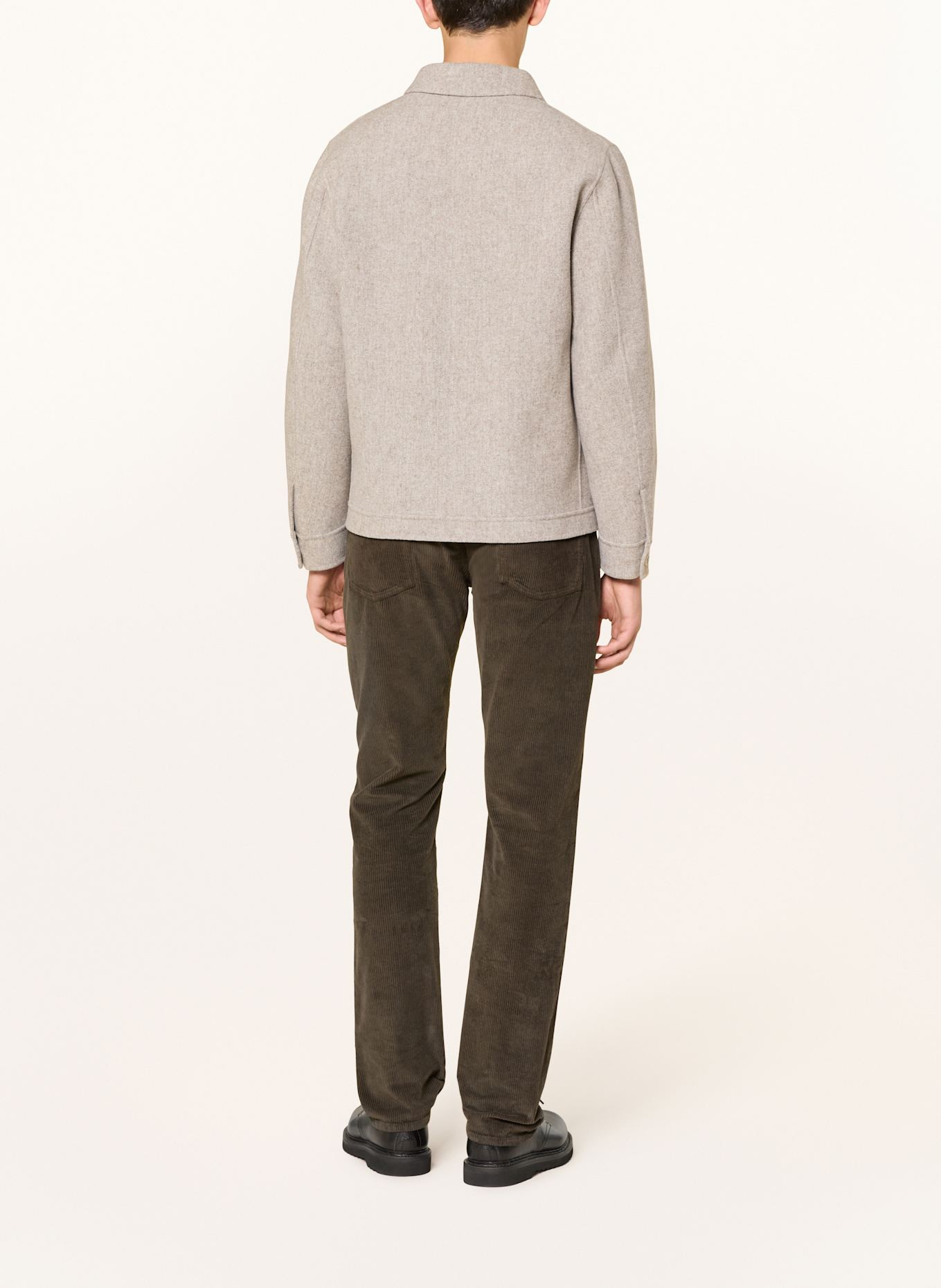 7 for all mankind Cordhose THE STRAIGHT Regular Fit: KHAKI