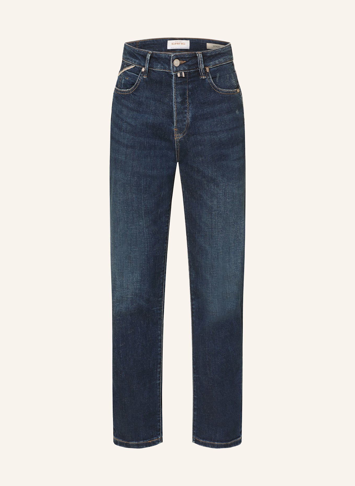 GANG Jeansy straight 94THELMA: 7837 dark blue worn