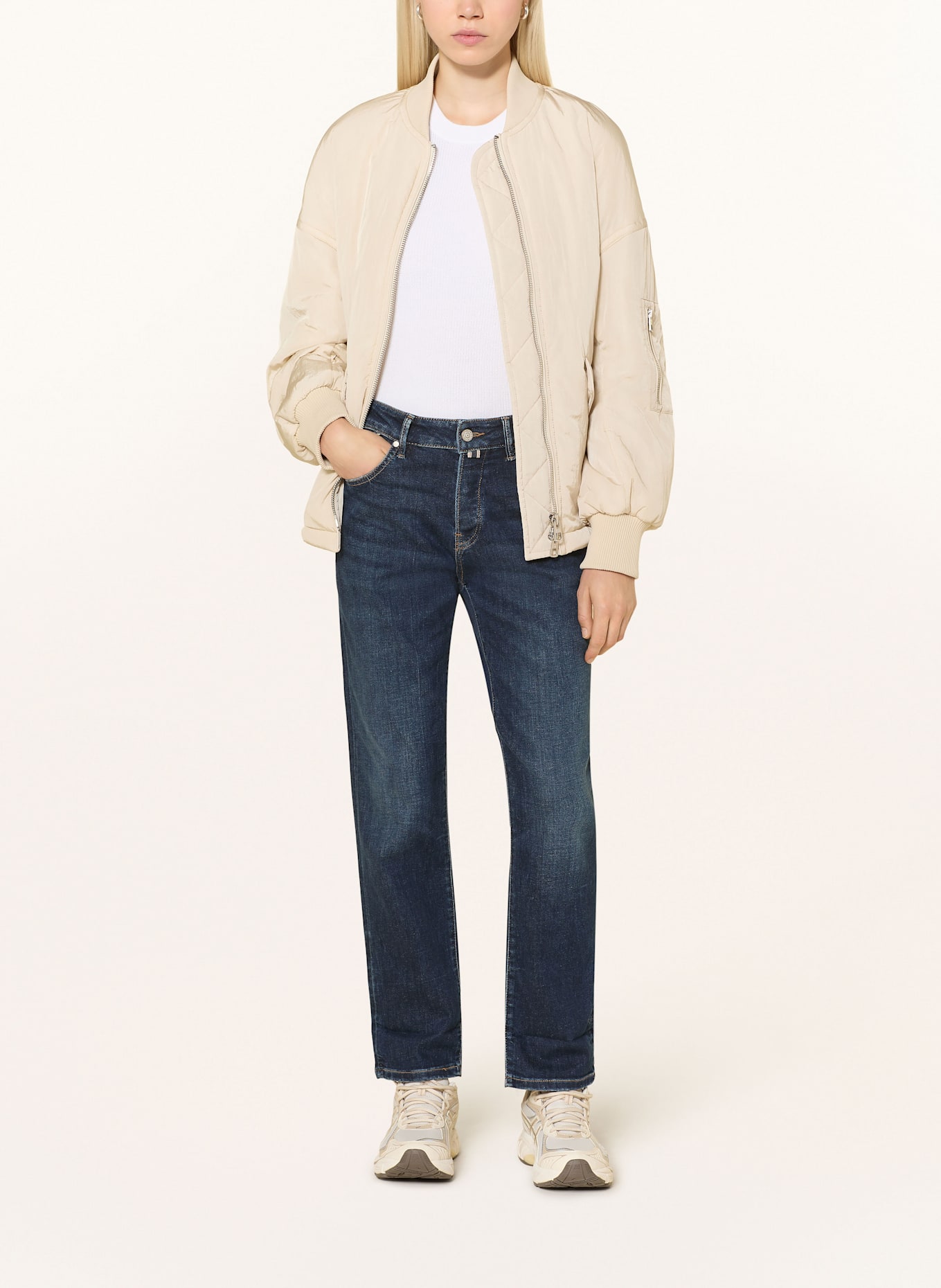 GANG Jeansy straight 94THELMA: 7837 dark blue worn