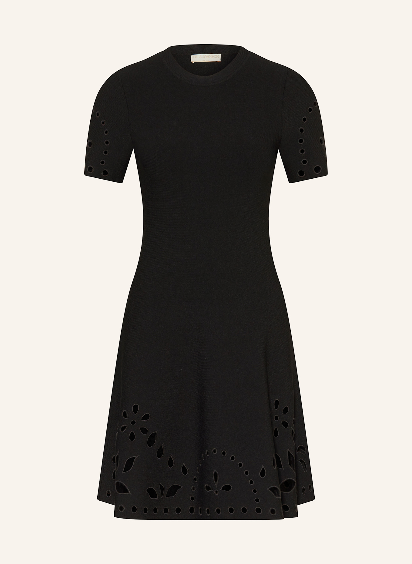 ULLA JOHNSON Kleid FANIA: SCHWARZ