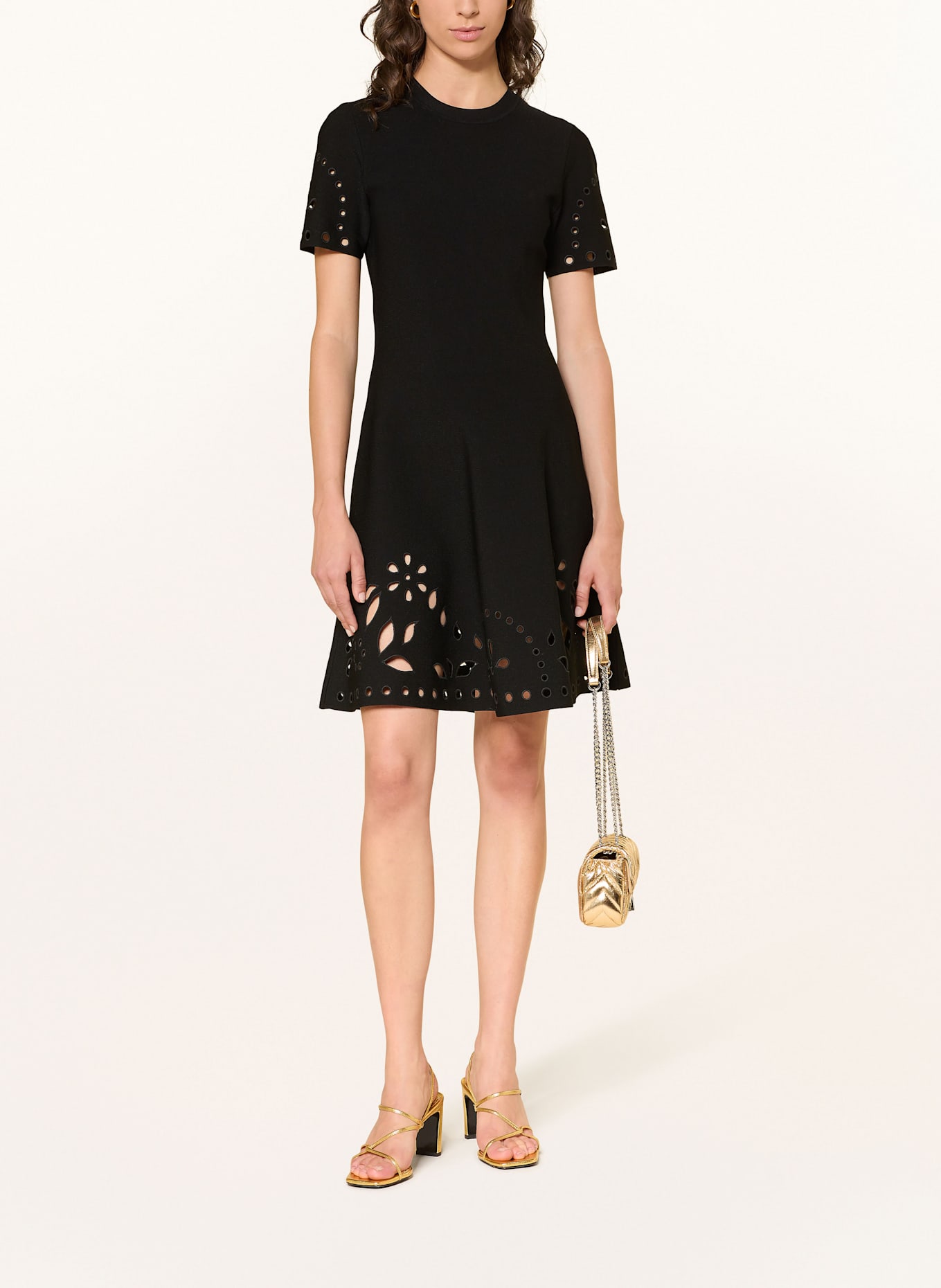 ULLA JOHNSON Kleid FANIA: SCHWARZ