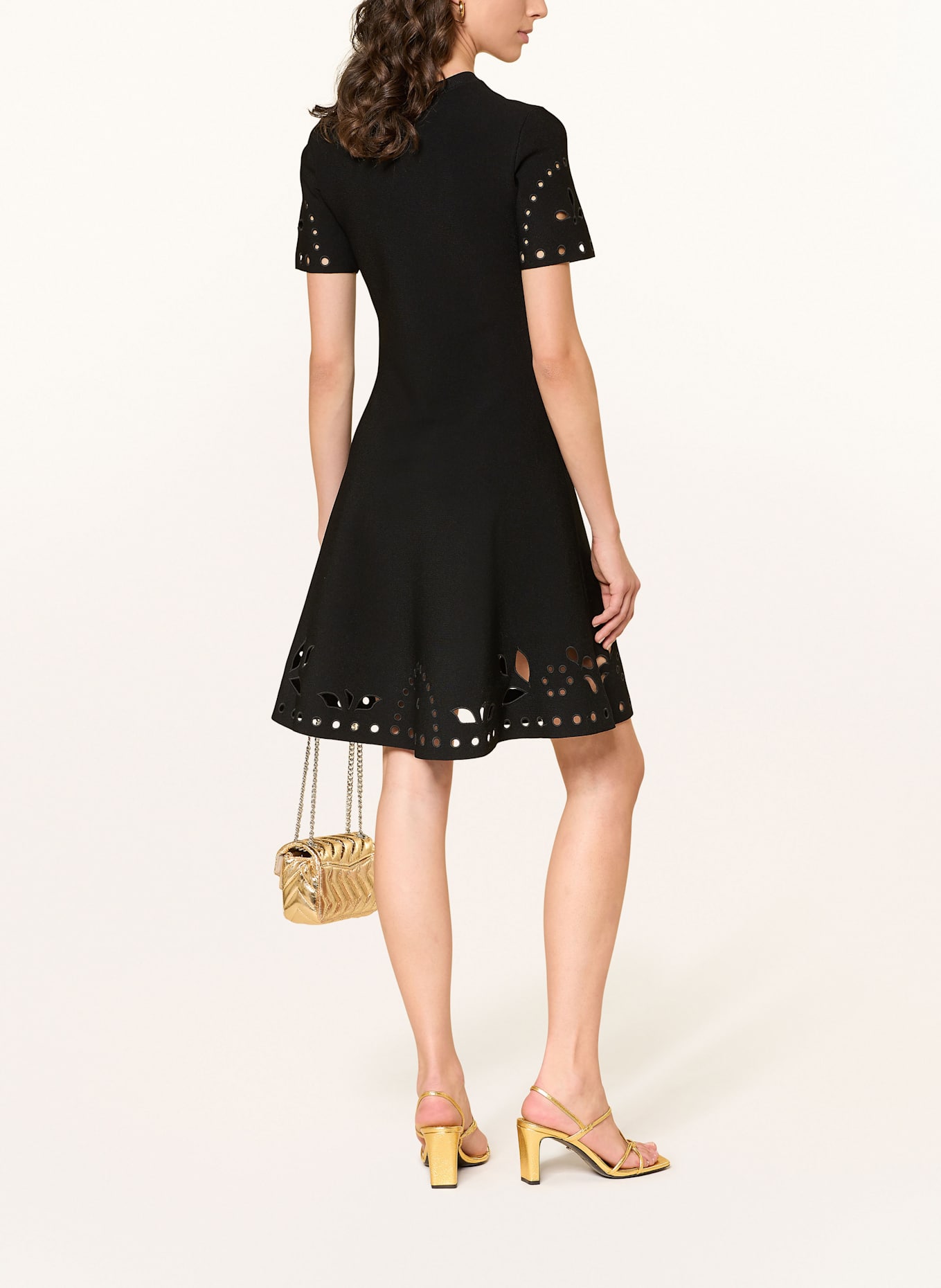 ULLA JOHNSON Kleid FANIA: SCHWARZ