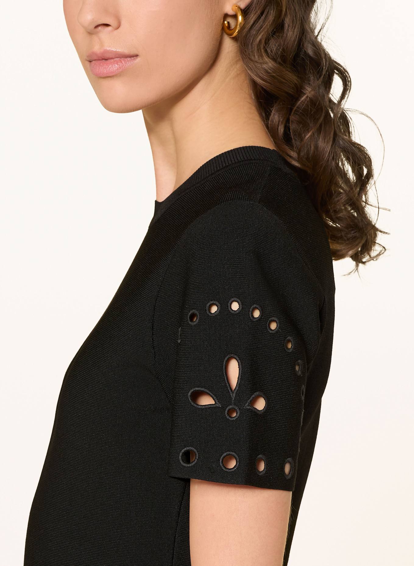 ULLA JOHNSON Kleid FANIA: SCHWARZ