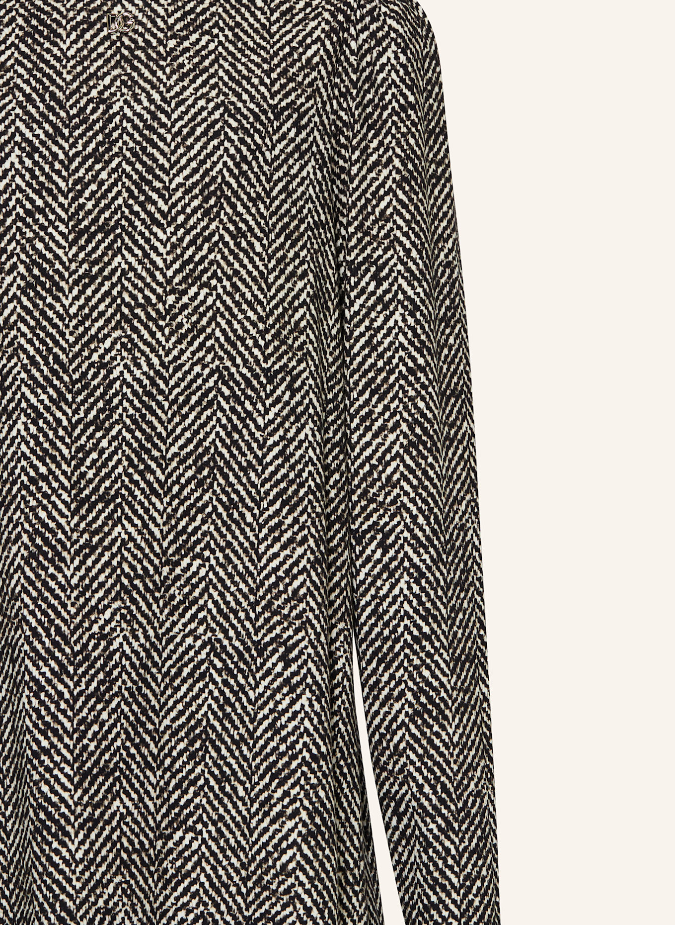 DOLCE & GABBANA Kleid: SCHWARZ / WEISS