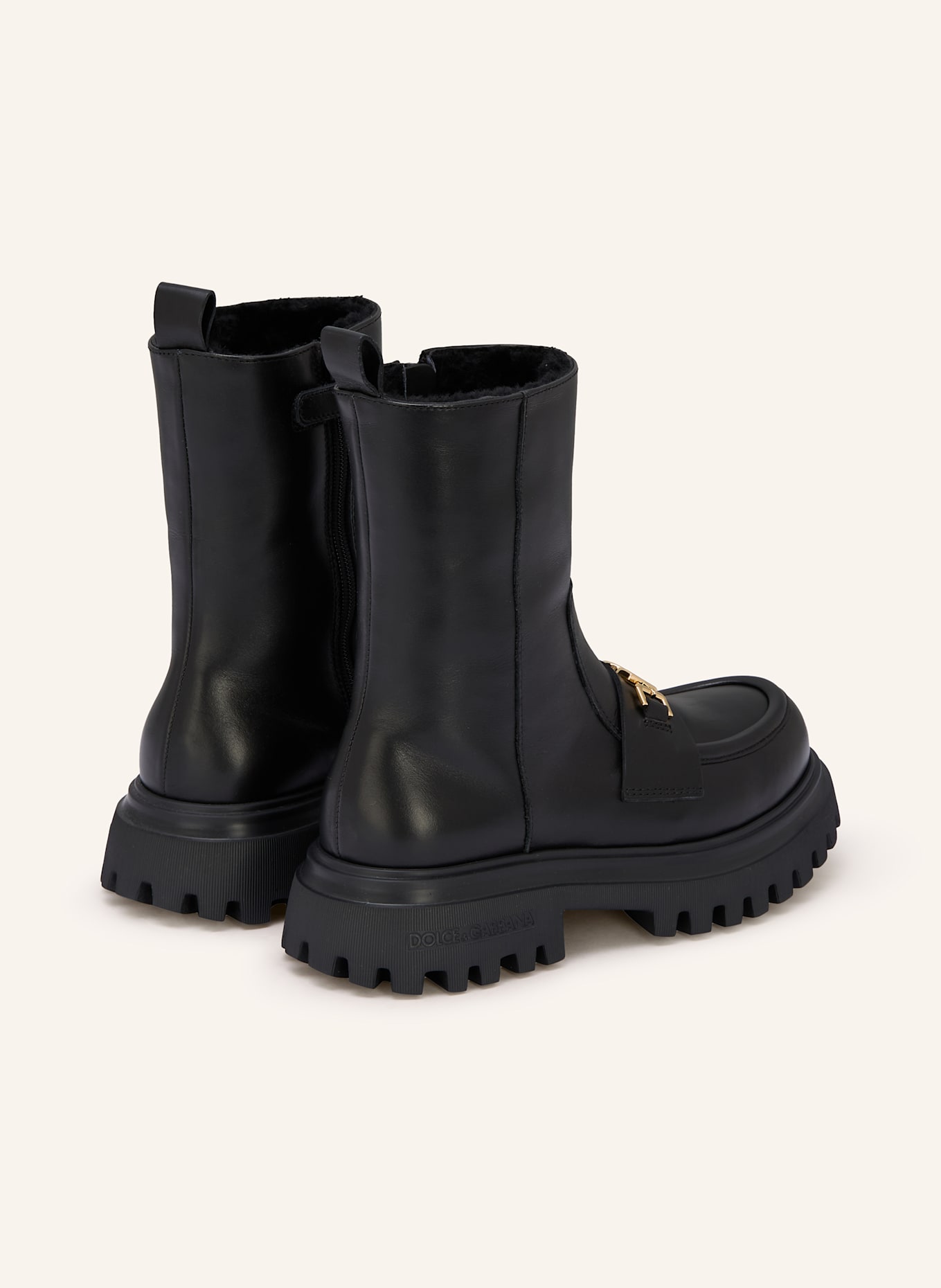 DOLCE & GABBANA Boots: BLACK
