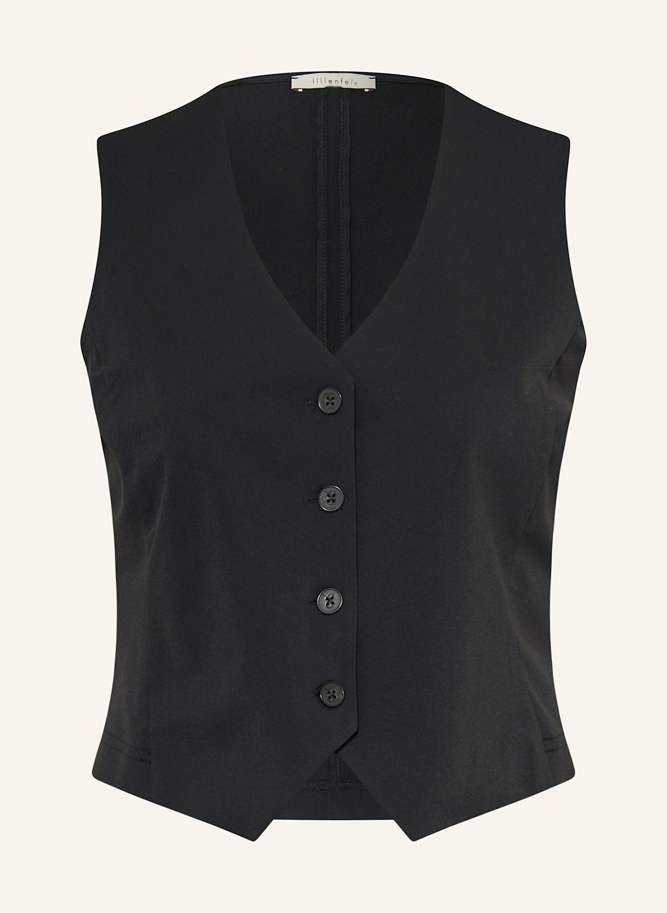 lilienfels Blazerweste: SCHWARZ