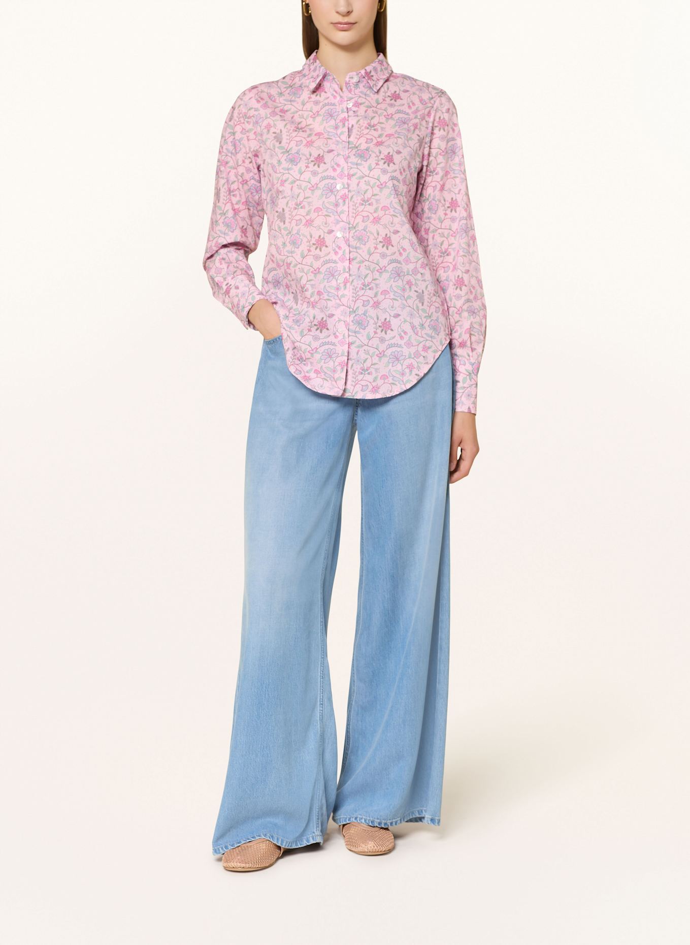 rossana diva Hemdbluse: ROSA / BLAUGRAU / MINT