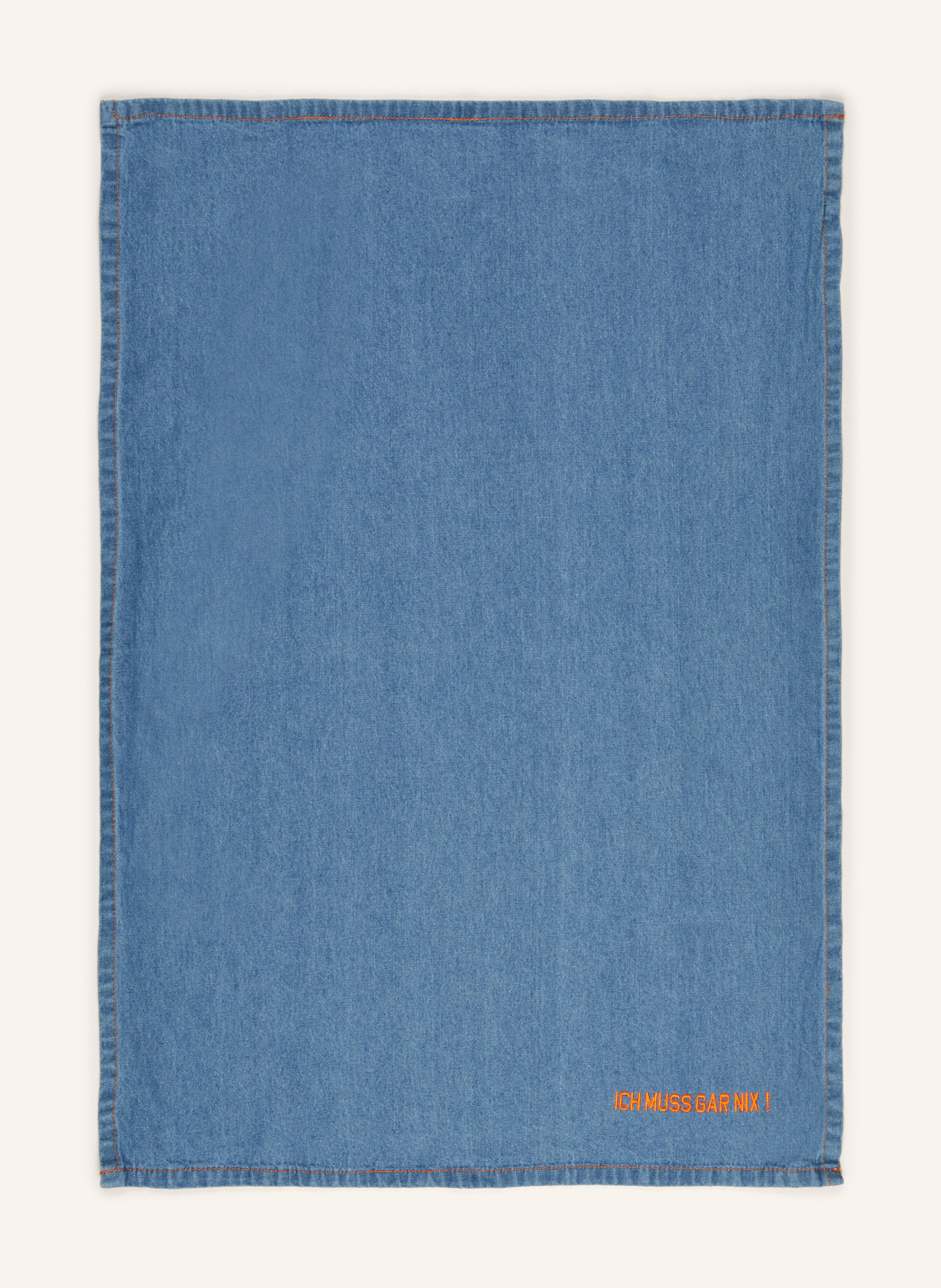 PAD 2-er-Set Geschirrtücher: ORANGE / HELLBLAU