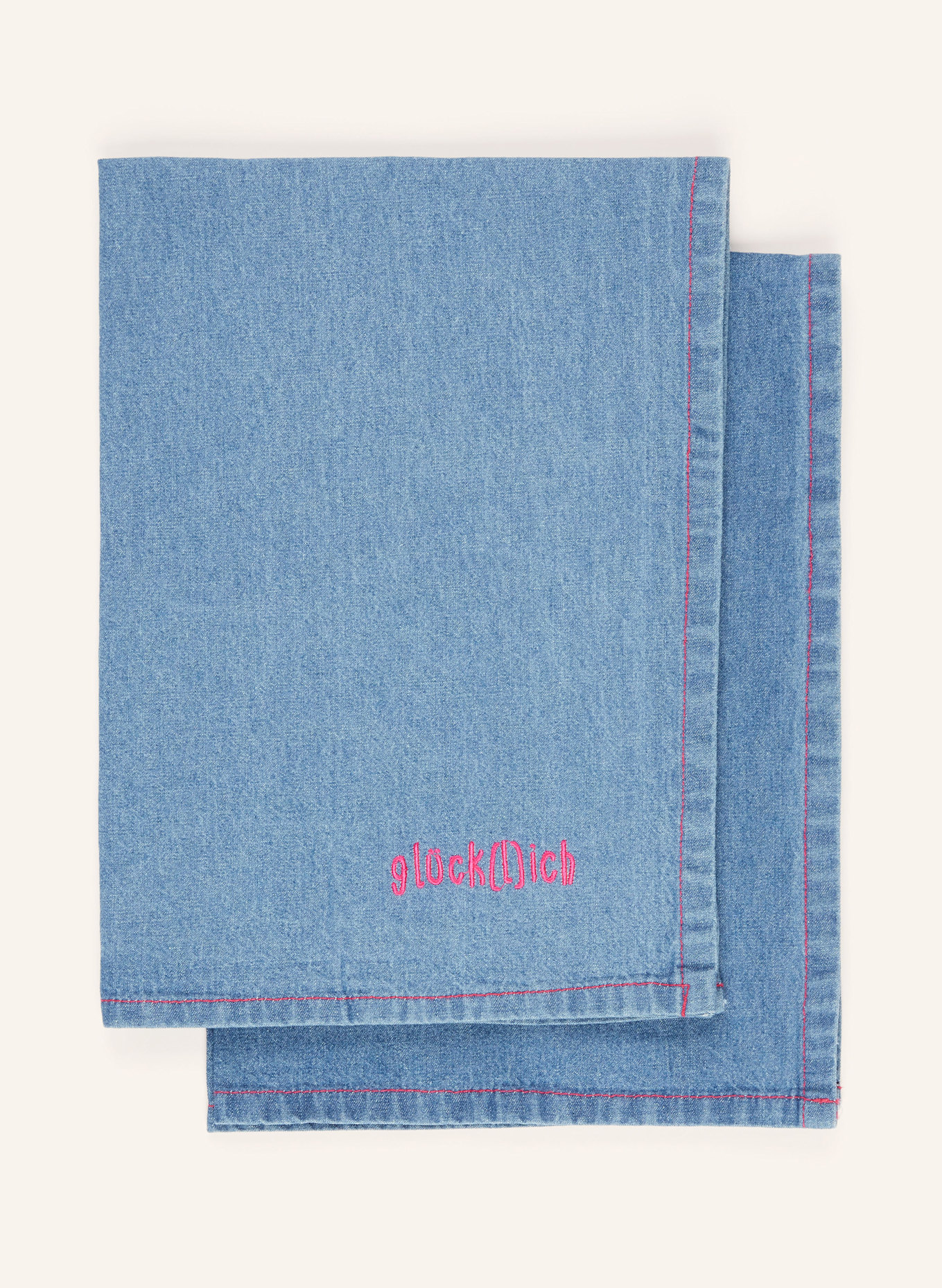 PAD 2-er-Set Geschirrtücher: BLAU