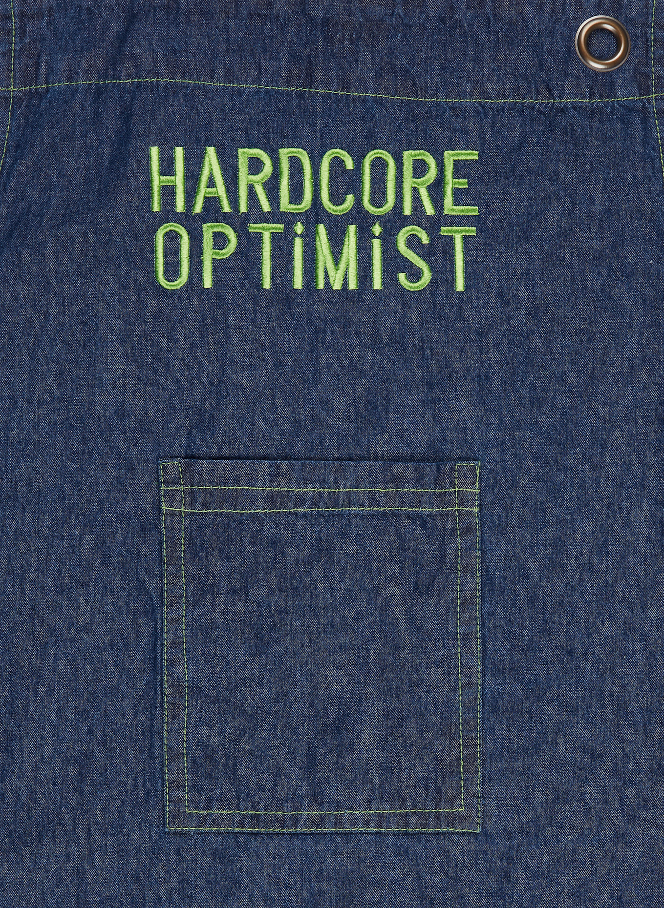 PAD 2er-Set Schürzen: NEONGRÜN / DUNKELBLAU