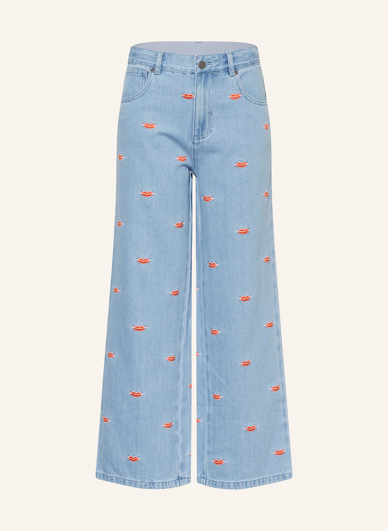 STELLA McCARTNEY KIDS Jeans: 626EM AVIO/EMBROIDERED