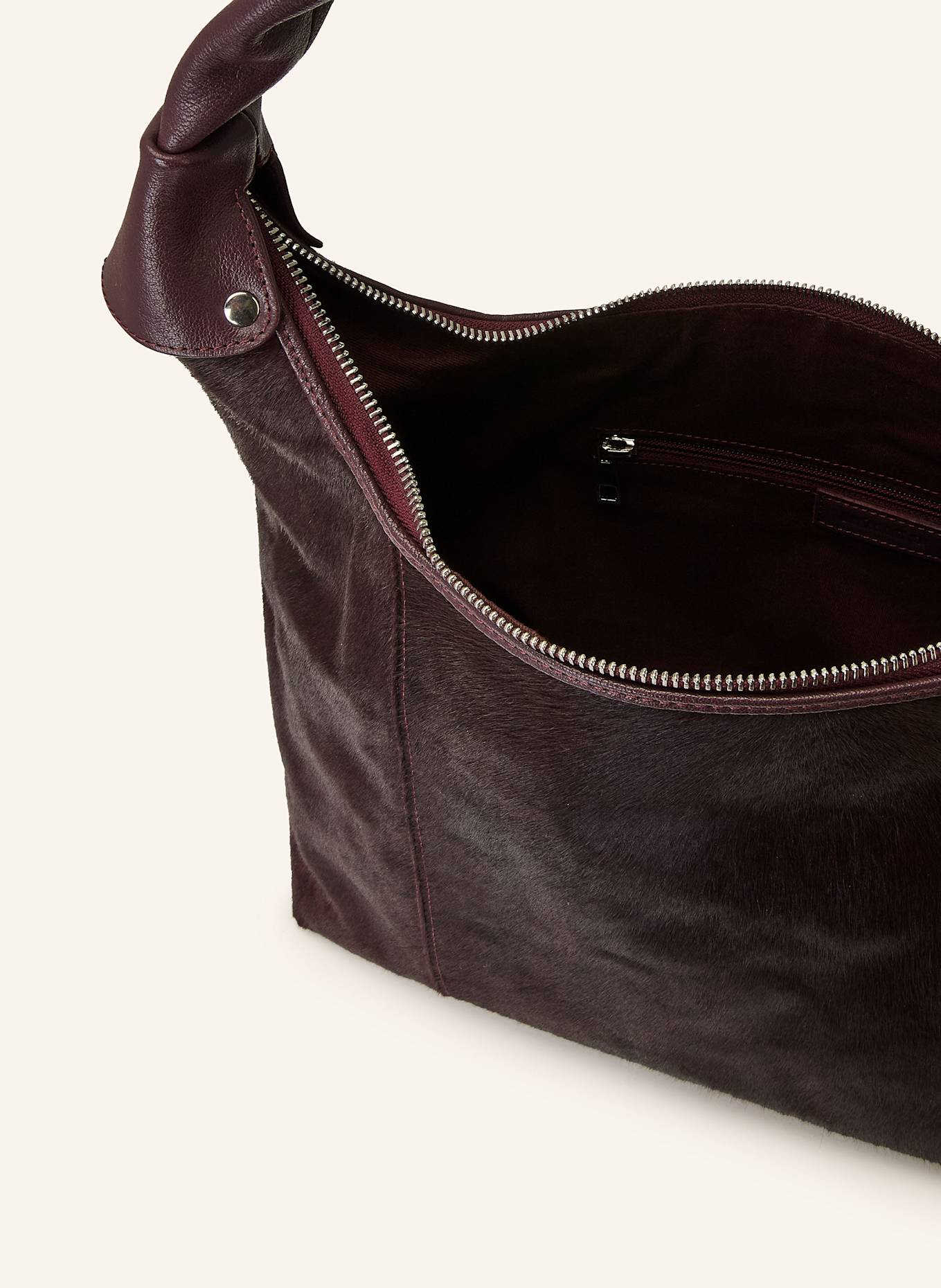 NÚNOO Hobo bag BIG DANDY DELUXE: DARK RED