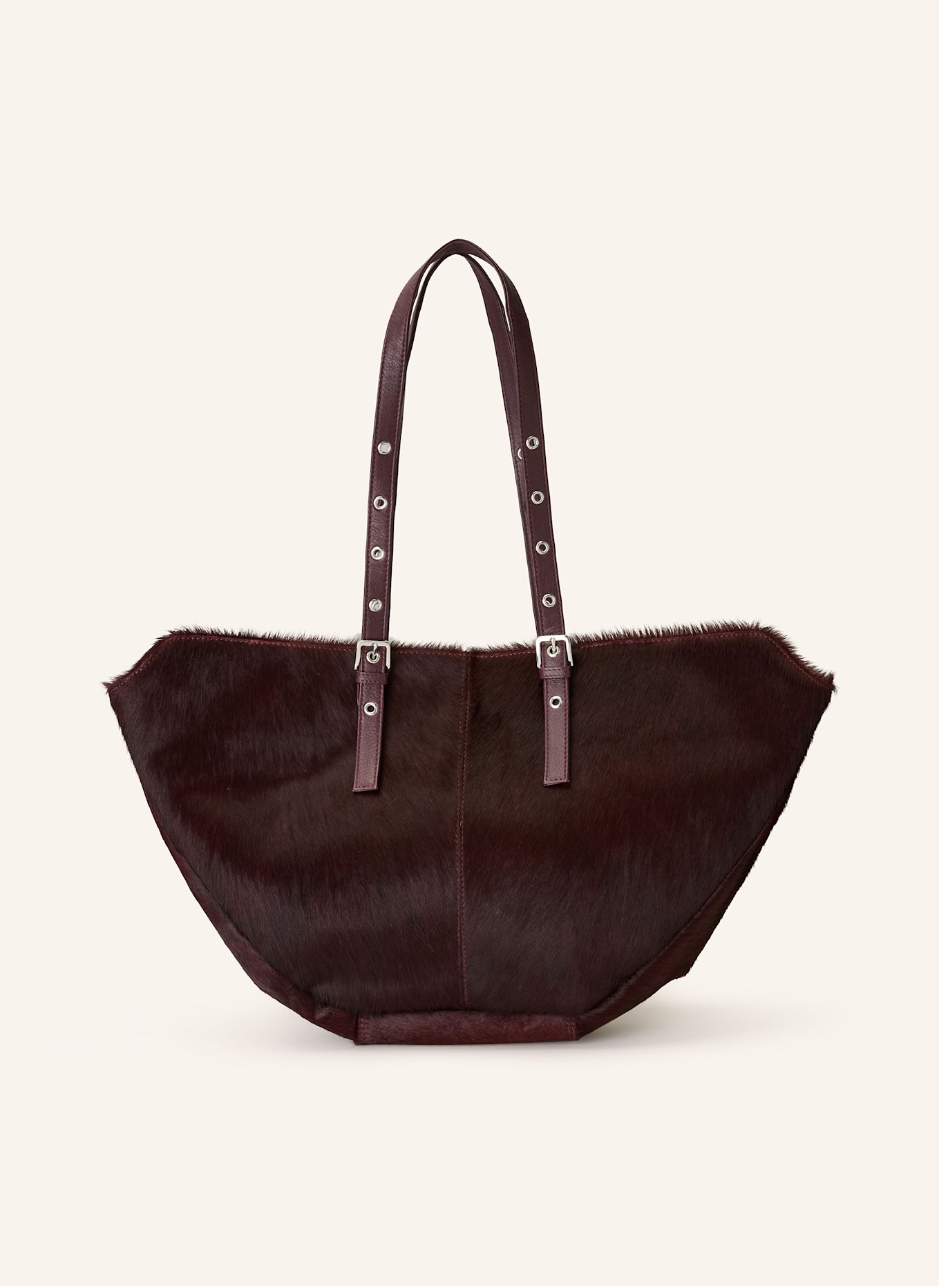 NÚNOO Shopper NORA DELUXE mit Pouch: DUNKELROT