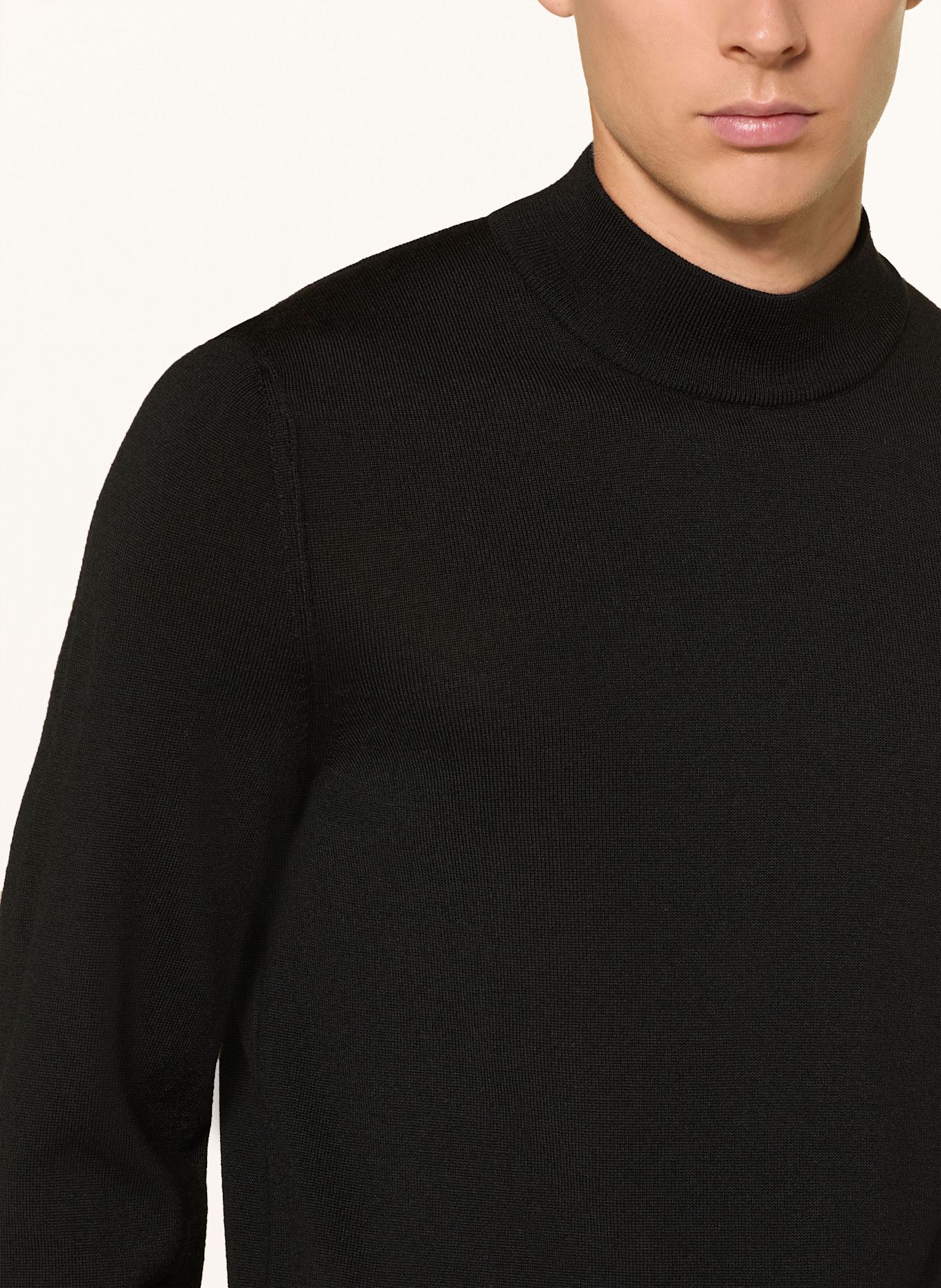 MAERZ MUENCHEN Pullover: SCHWARZ