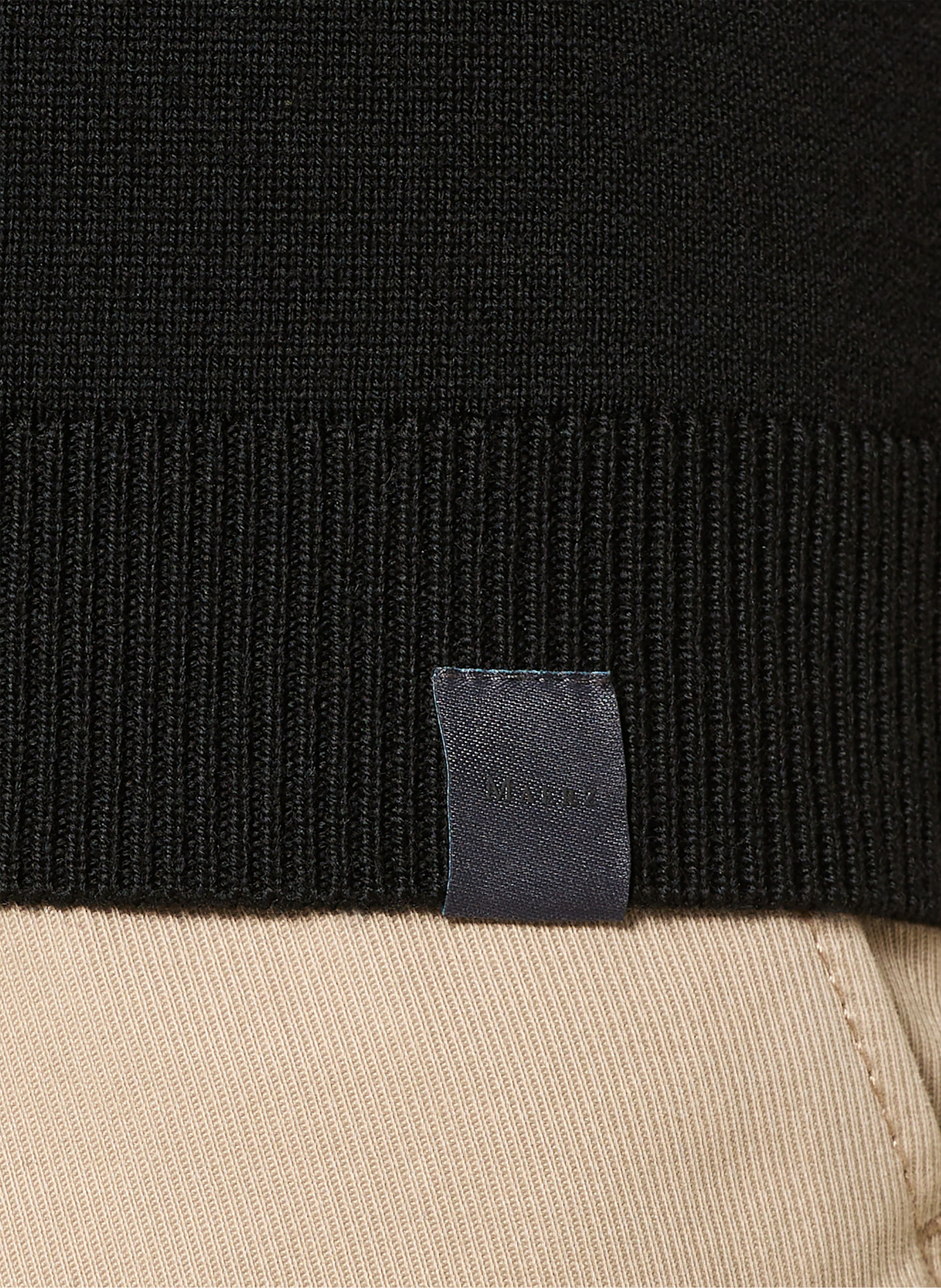 MAERZ MUENCHEN Pullover: SCHWARZ