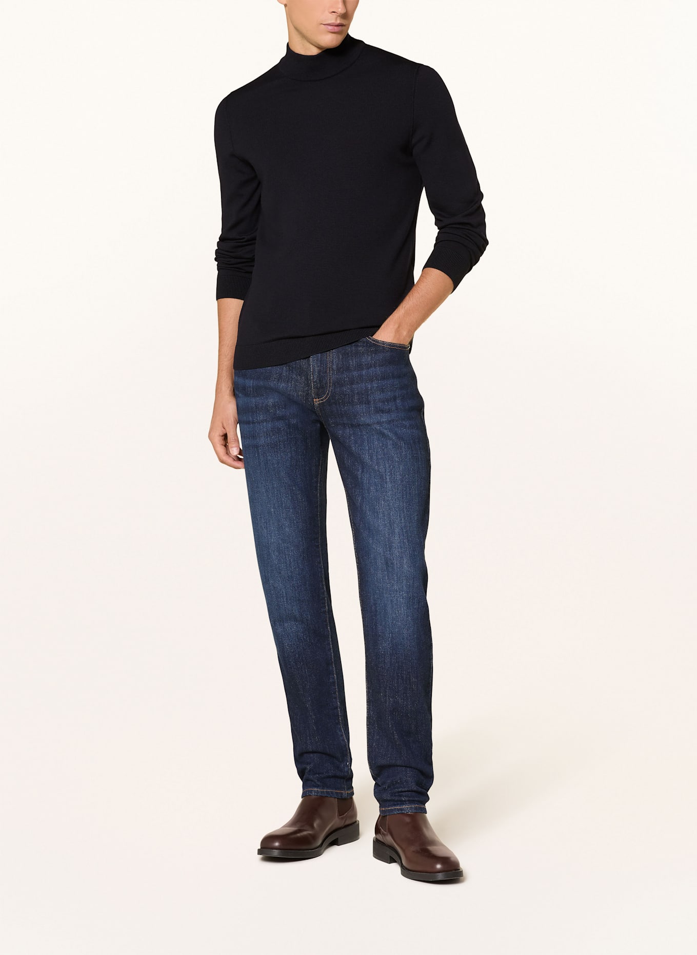 MAERZ MUENCHEN Pullover: DUNKELBLAU