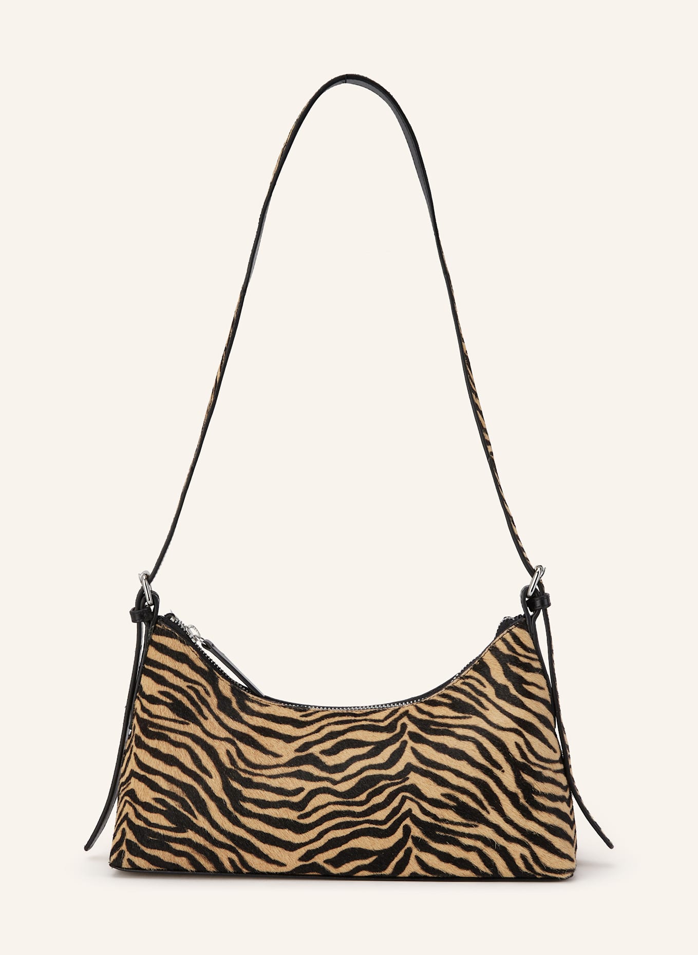 VAGABOND SHOEMAKERS Schultertasche BARI MINI: SCHWARZ / BEIGE