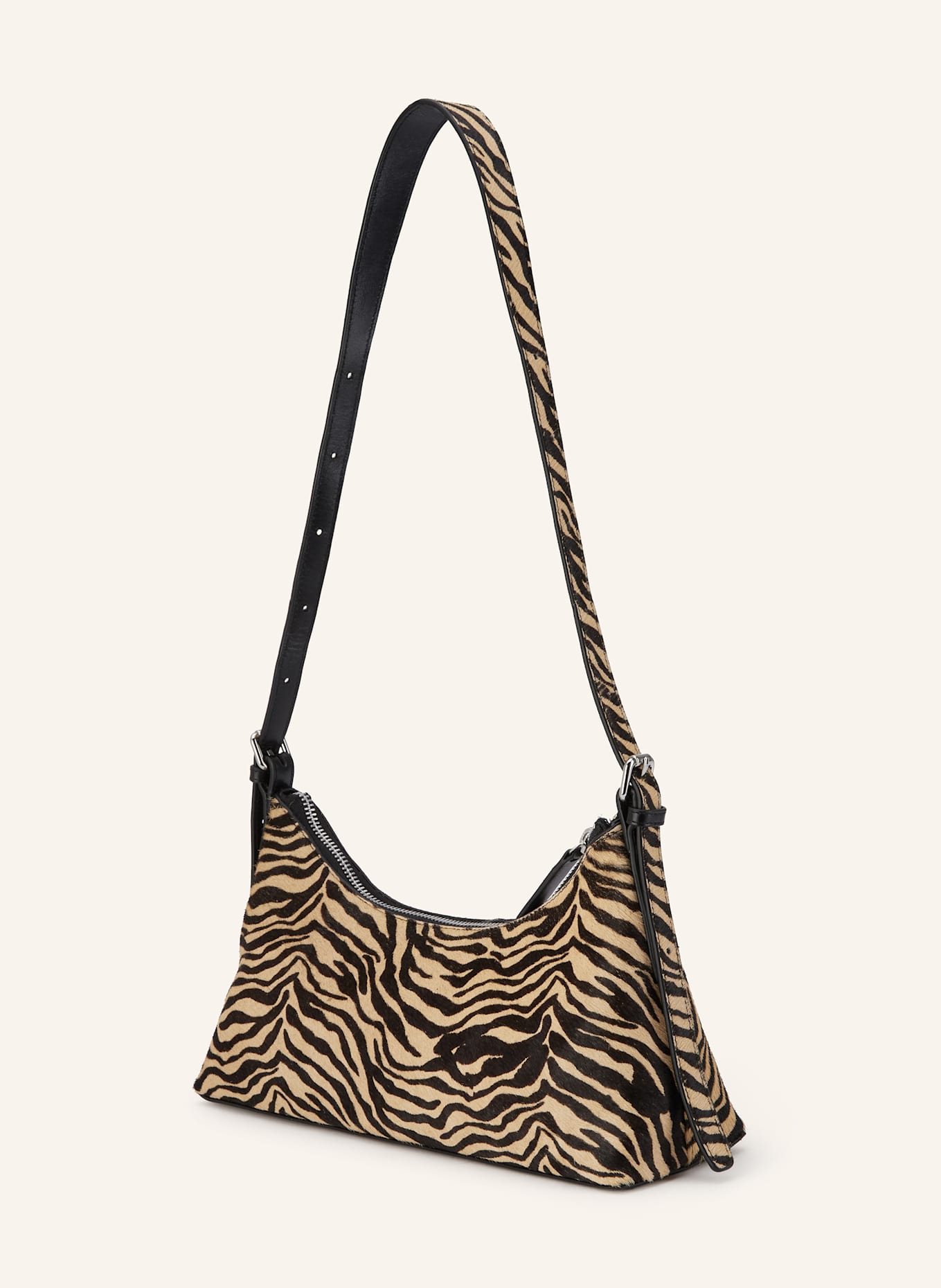 VAGABOND SHOEMAKERS Schultertasche BARI MINI: SCHWARZ / BEIGE