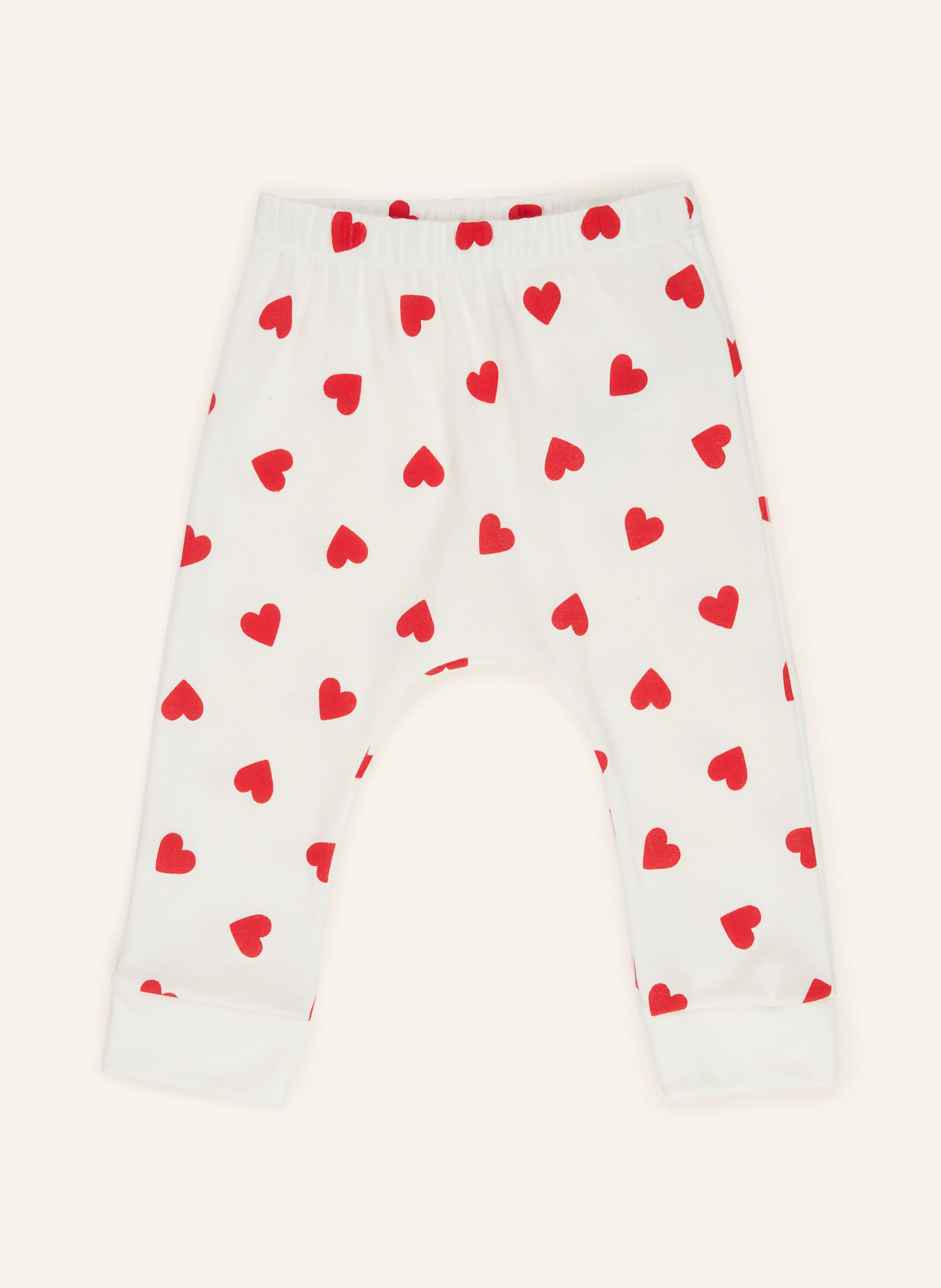 PETIT BATEAU Set: Body, Wickelshirt und Hose: WEISS / ROT