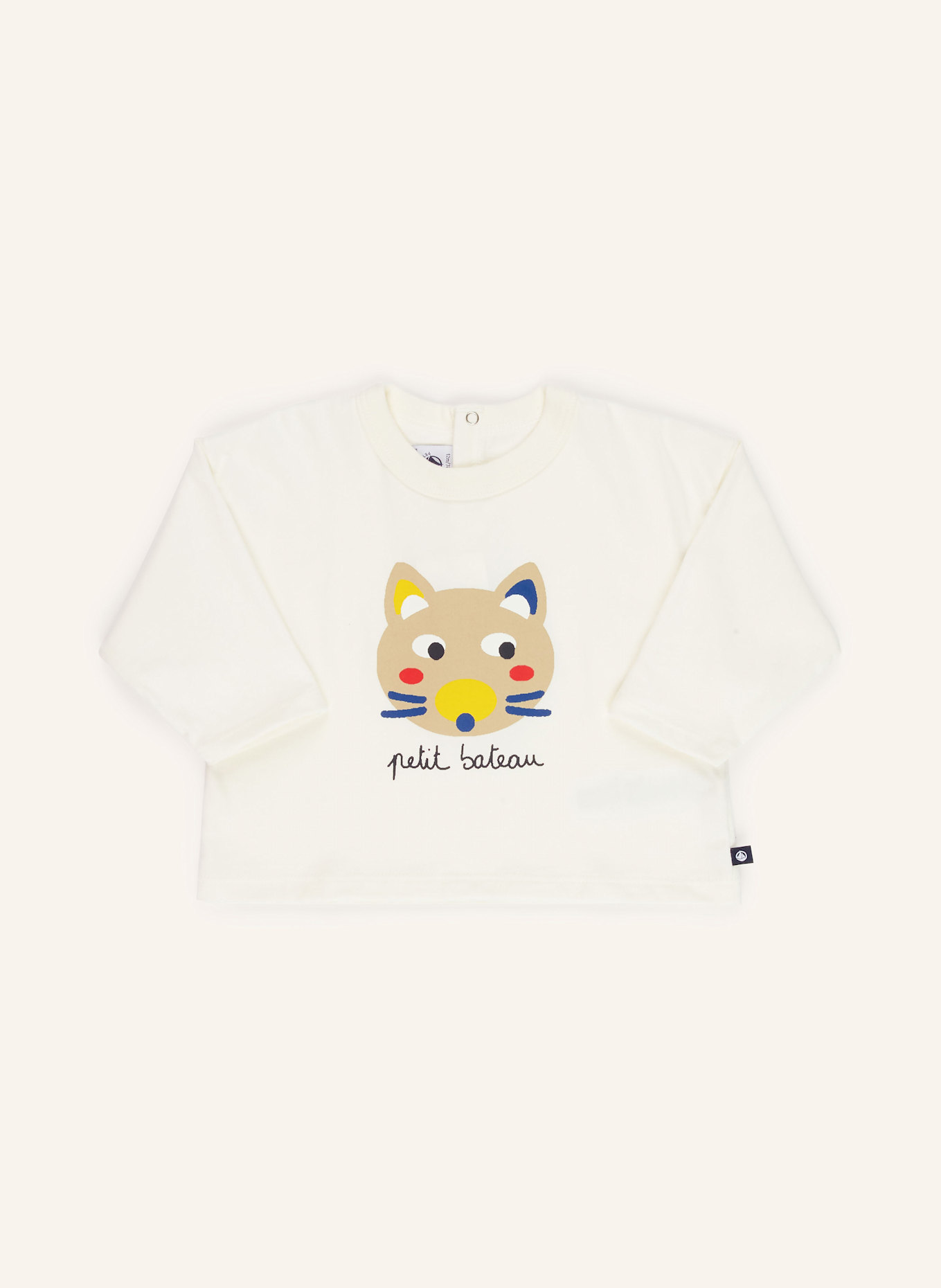 PETIT BATEAU Longsleeve: WEISS