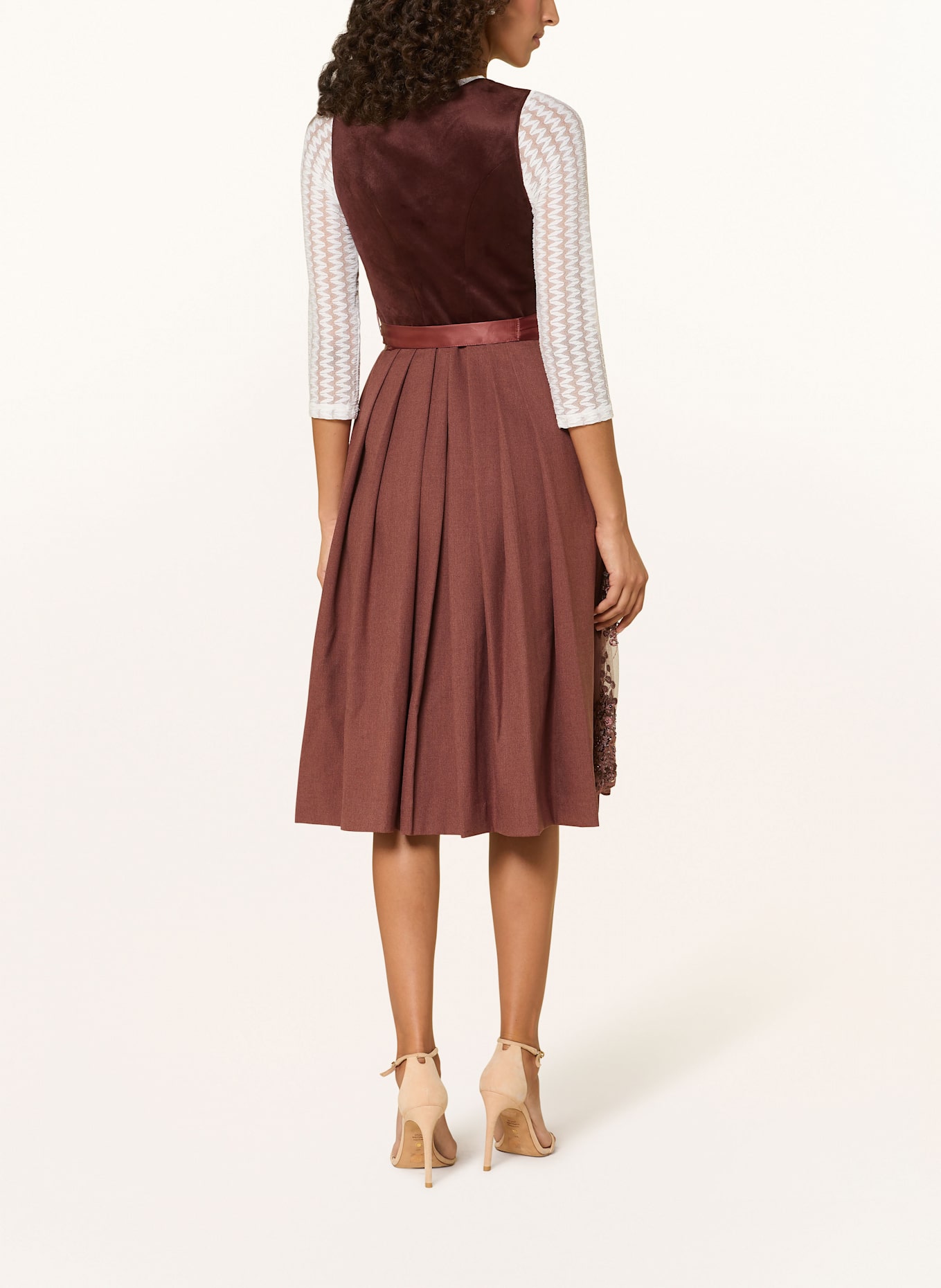 KRÜGER Dirndl HEMKE: DUNKELROT