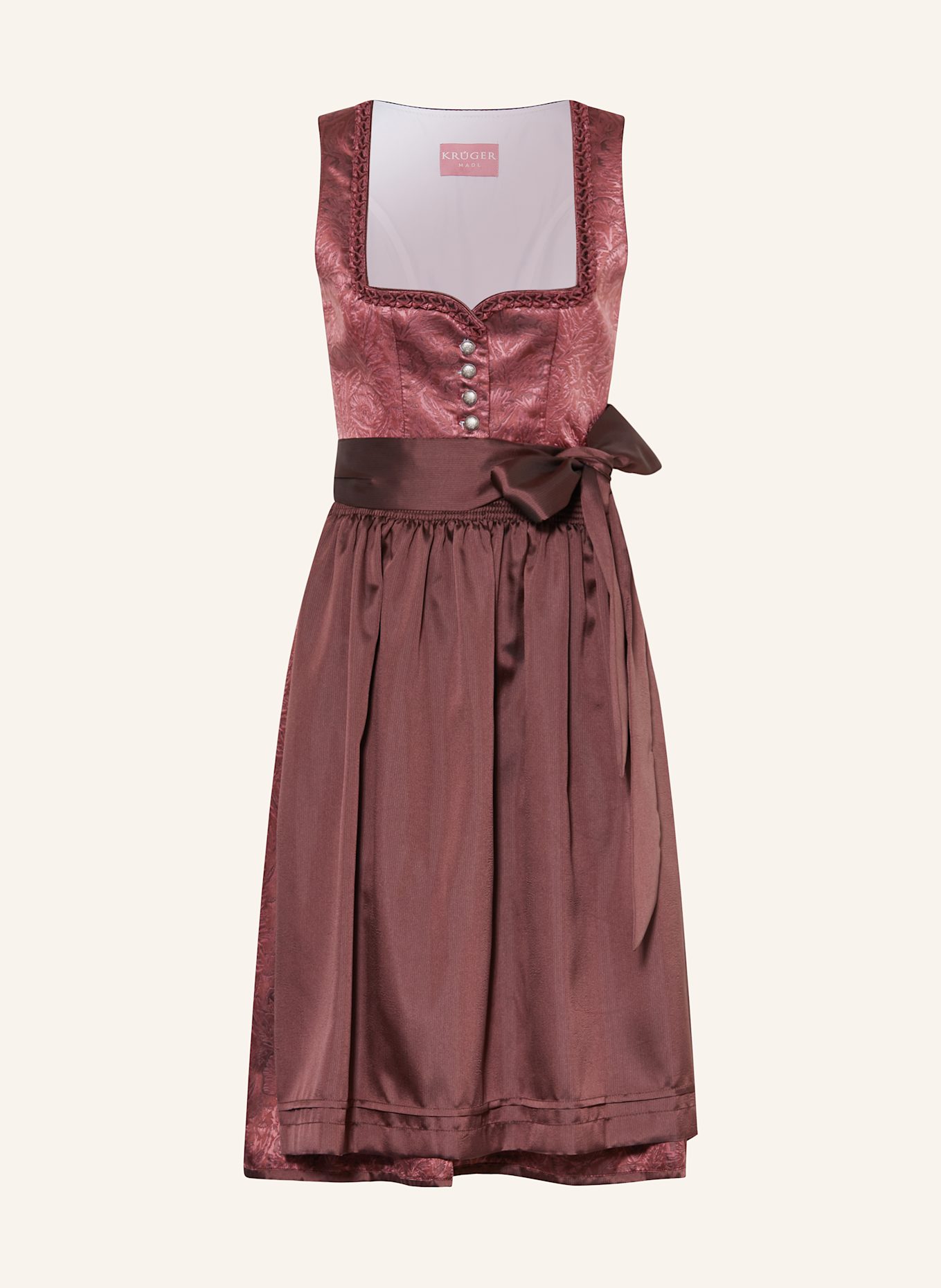 KRÜGER Dirndl CARLINE: DUNKELROT
