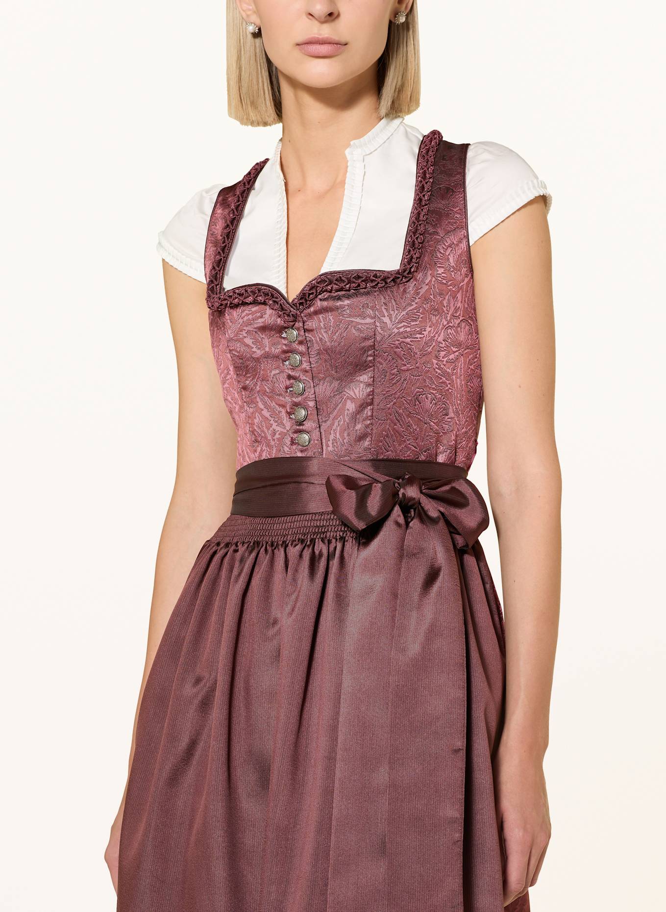 KRÜGER Dirndl CARLINE: DUNKELROT