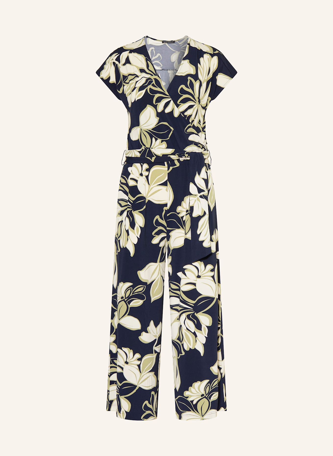 Betty Barclay Jumpsuit: DUNKELBLAU / HELLGRÜN / CREME