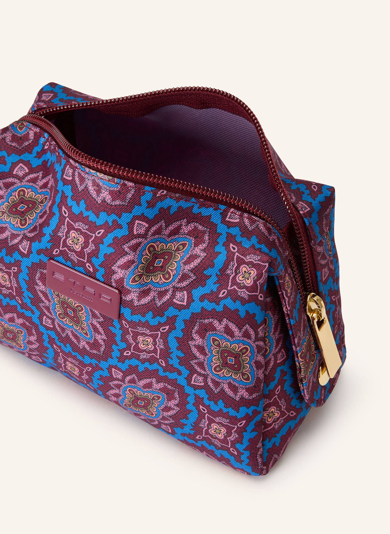 ETRO Kosmetiktasche: DUNKELROT / BLAU