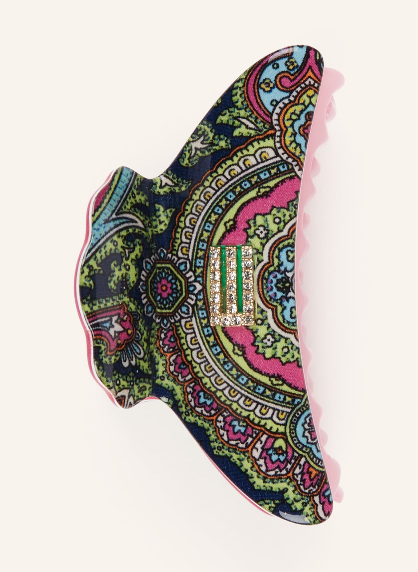 ETRO Haarspange: HELLGRÜN / FUCHSIA / DUNKELBLAU