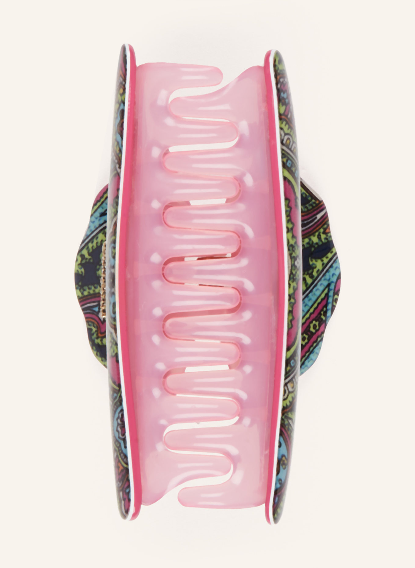 ETRO Haarspange: HELLGRÜN / FUCHSIA / DUNKELBLAU