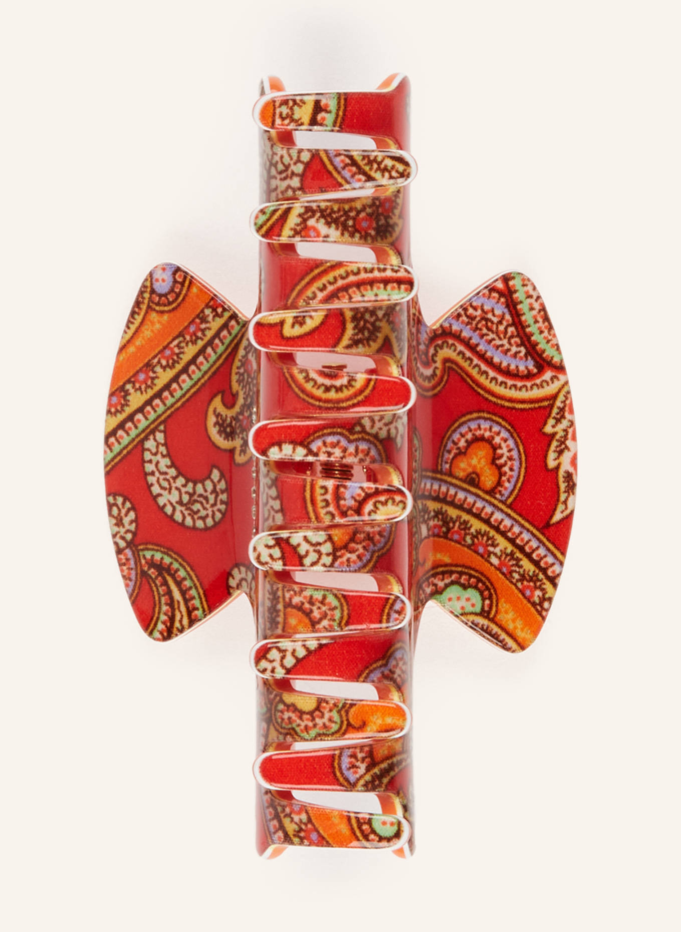 ETRO Haarspange: ROT / ORANGE / HELLLILA