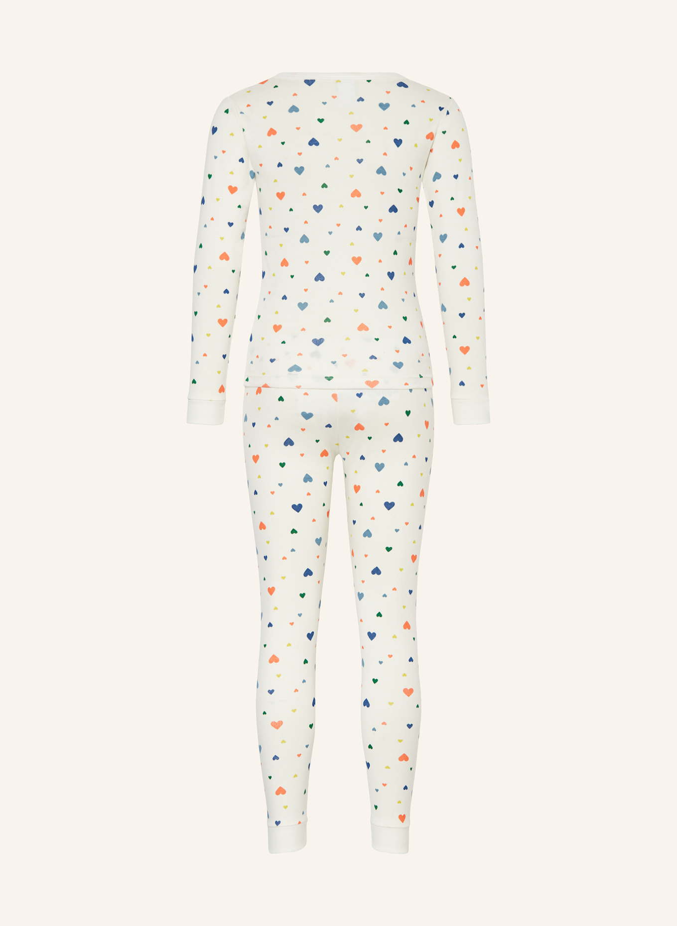 PETIT BATEAU Schlafanzug: ECRU