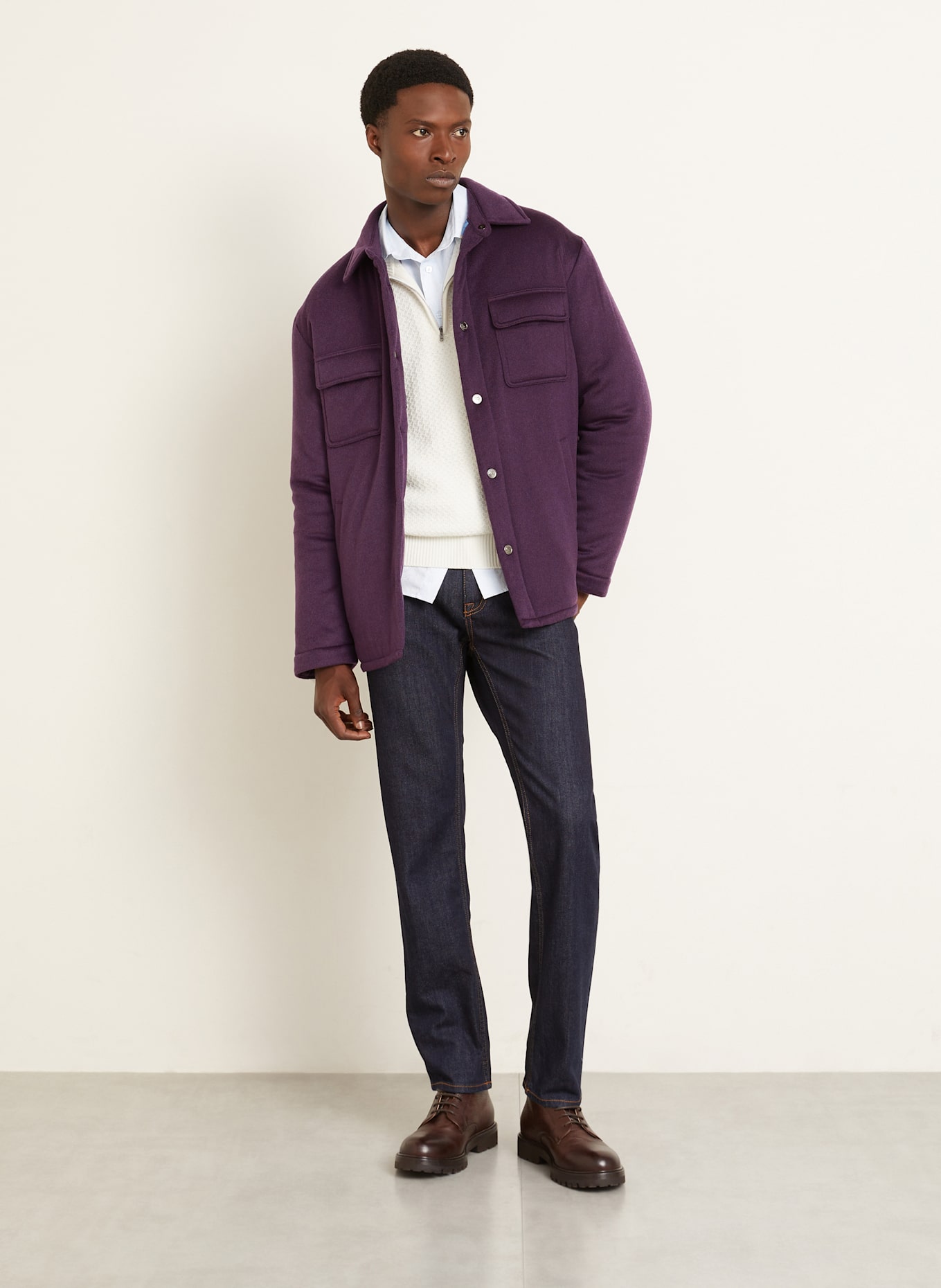 ETRO Cashmere-Overjacket: LILA