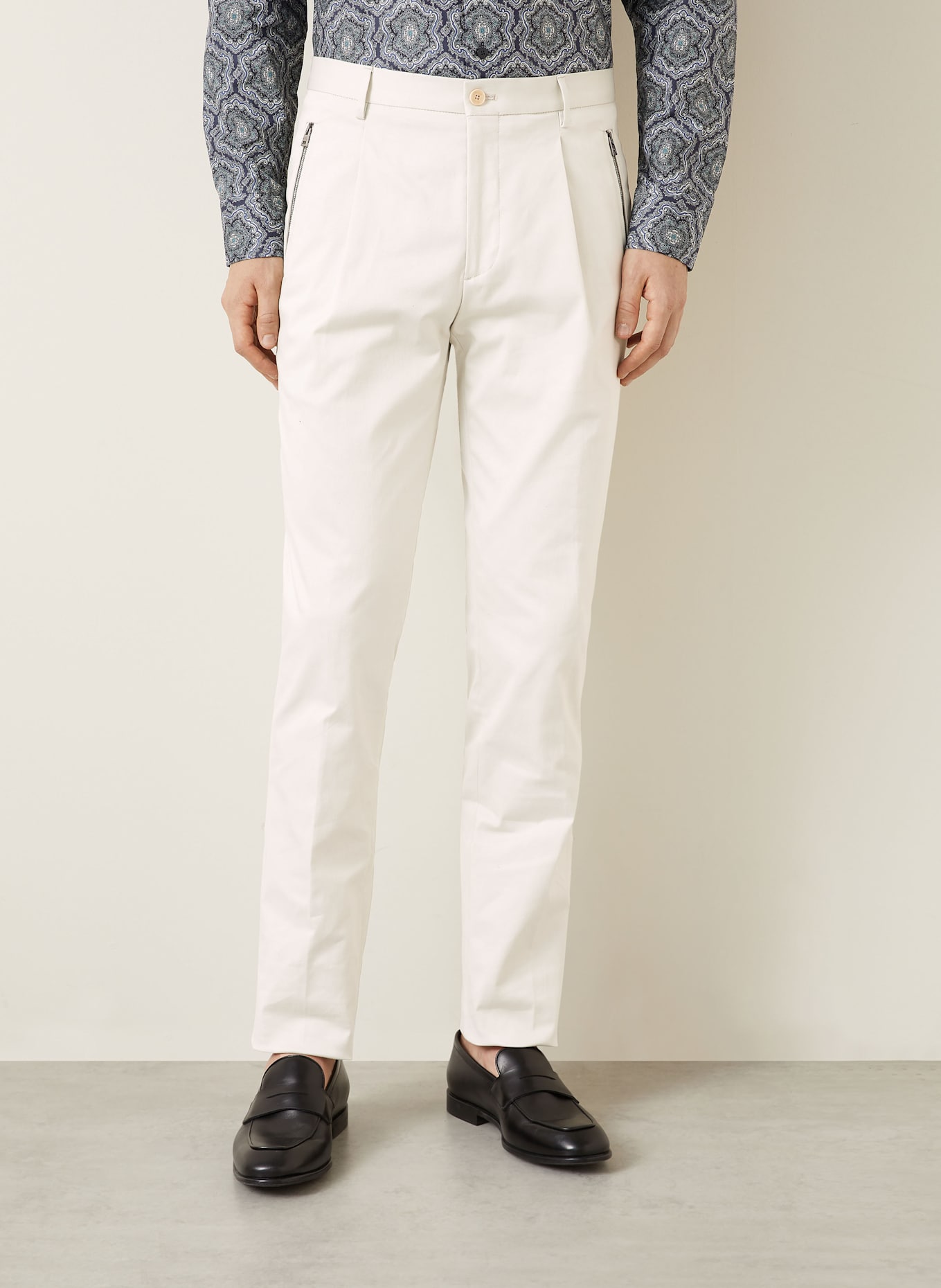 ETRO Chino Slim Fit: CREME