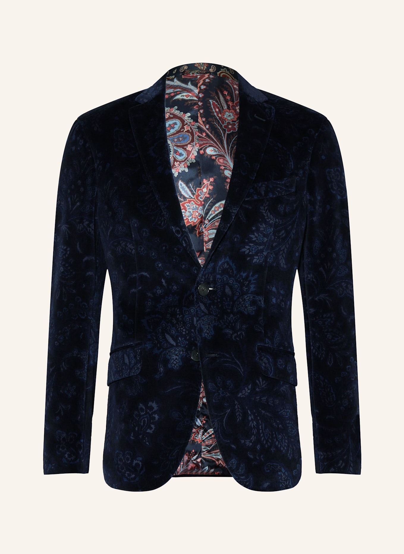 ETRO Marynarka extra slim fit: GRANATOWY