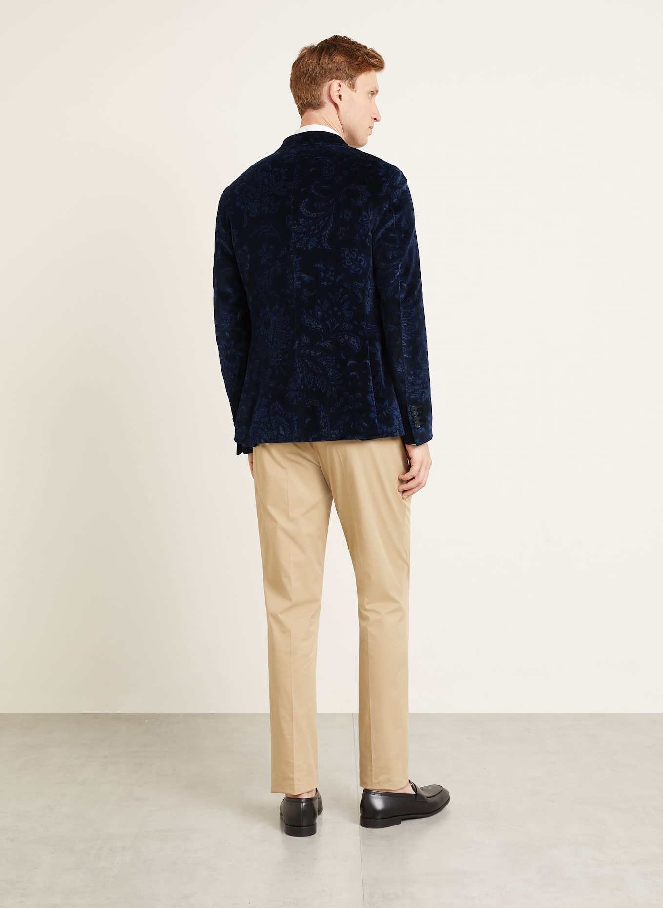 ETRO Marynarka extra slim fit: GRANATOWY