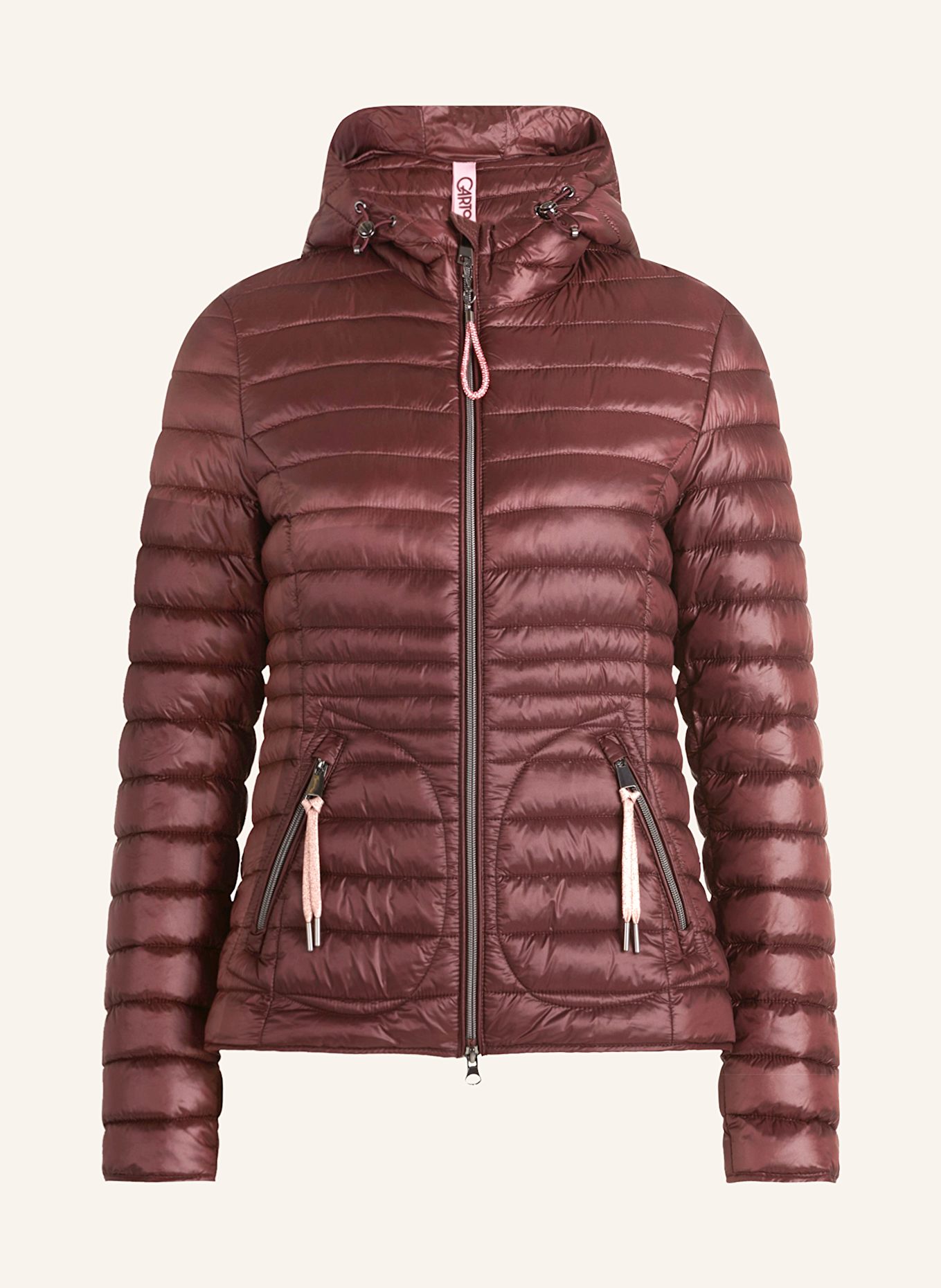 CARTOON Steppjacke: DUNKELROT