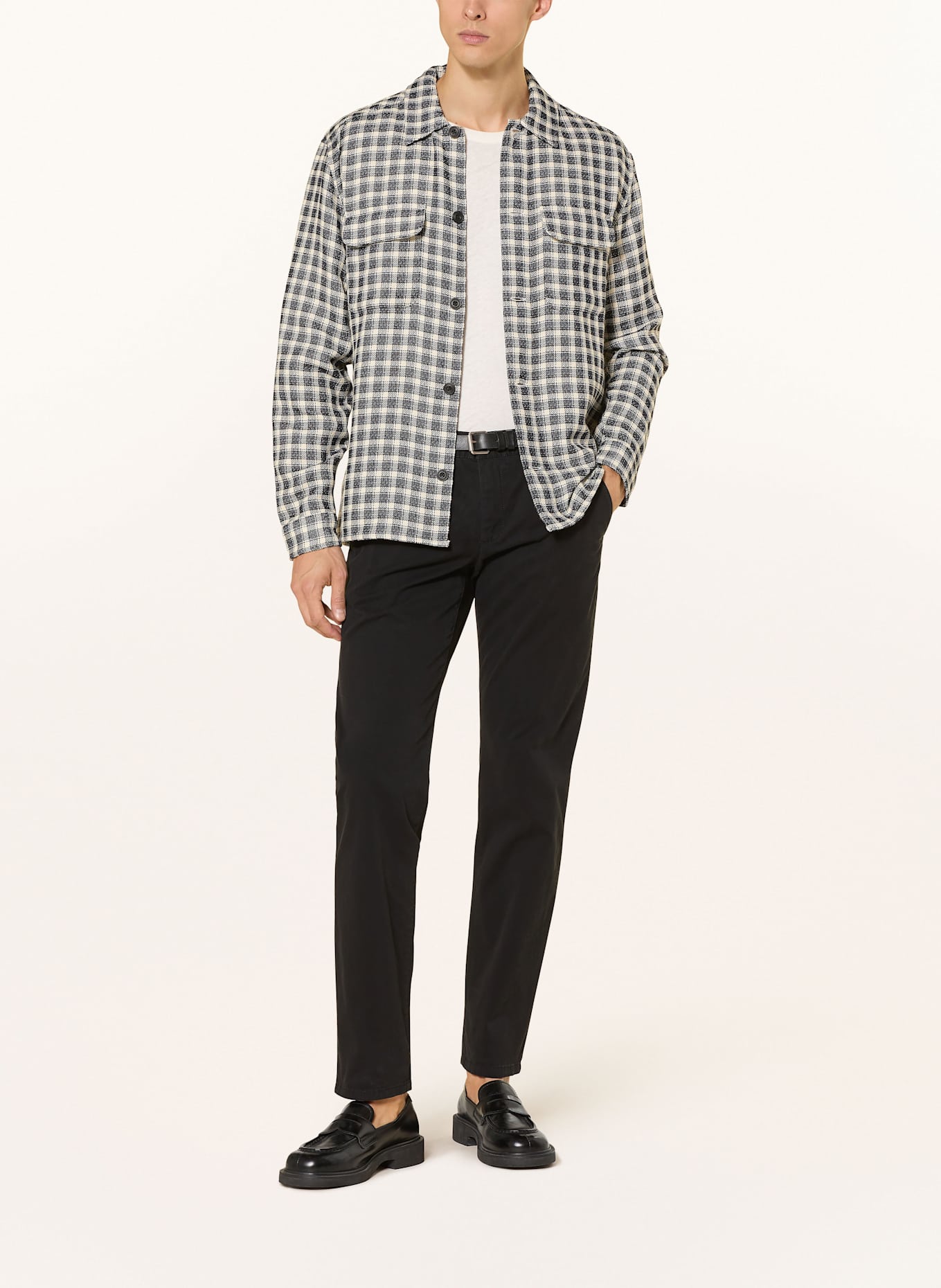 ALBERTO Chino LOU-GABARDINE Regular Fit: SCHWARZ