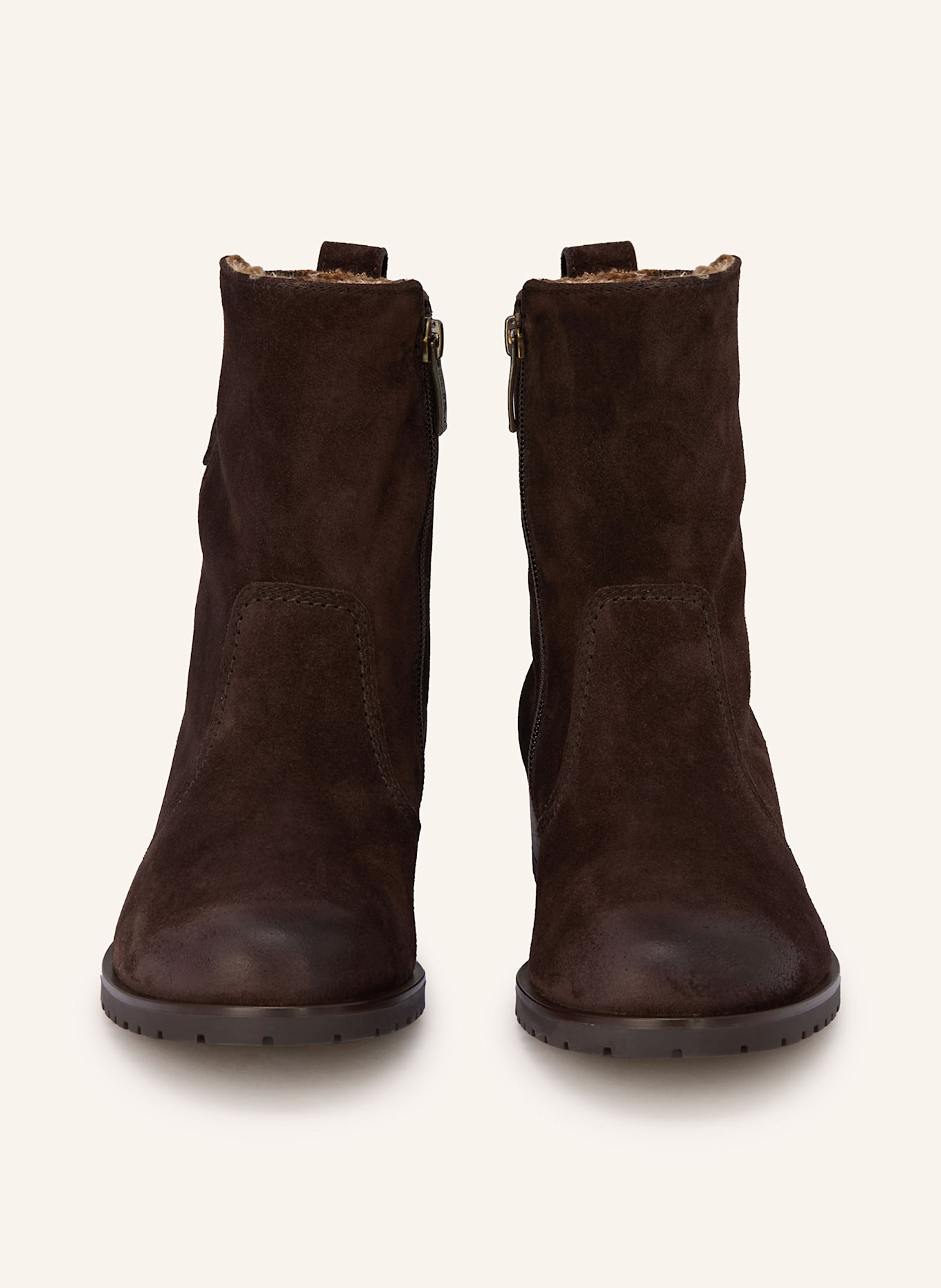 paul green Kotníčkové boty: TMAVĚ HNĚDÁ