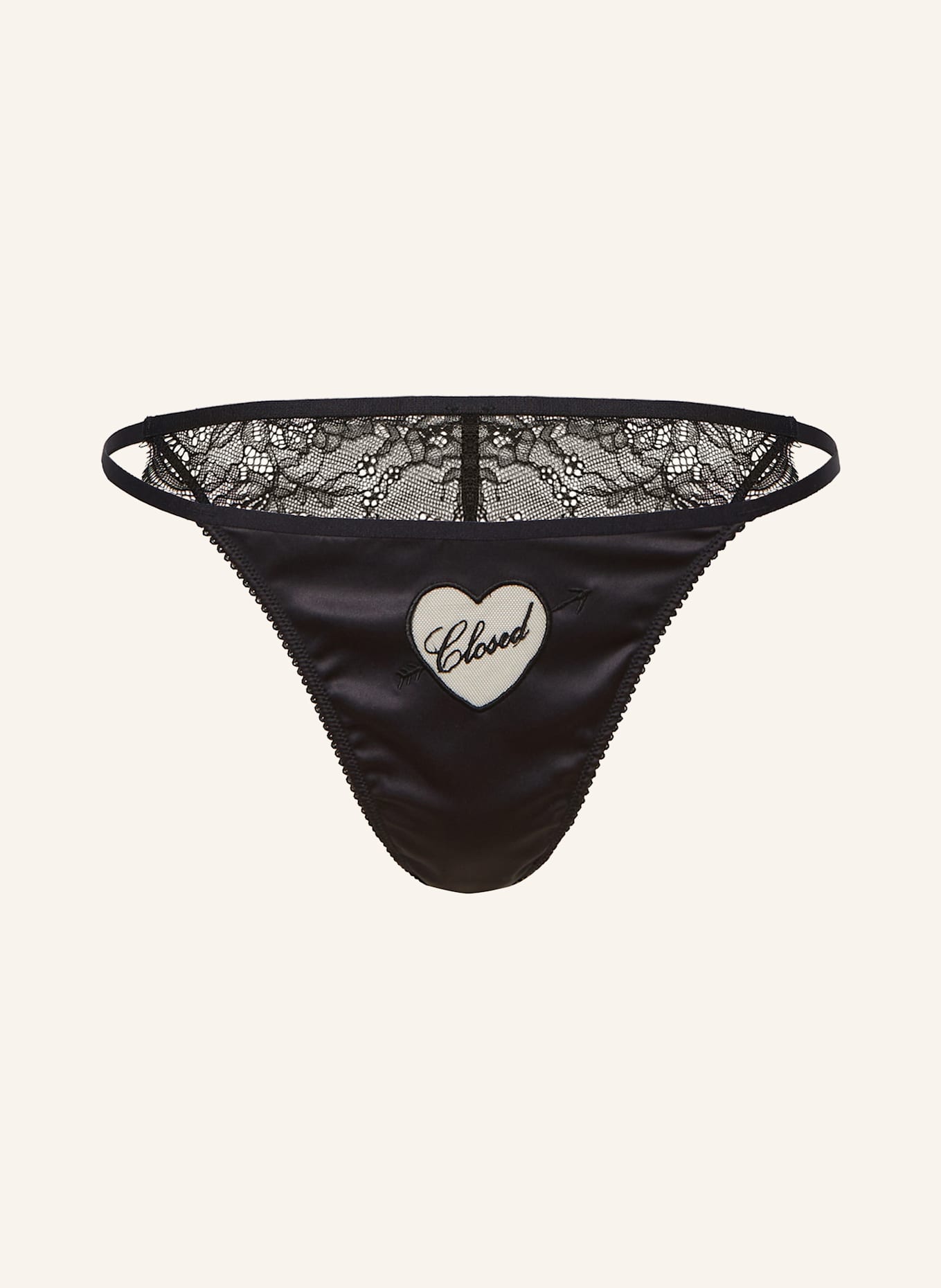 CLOSED Figi CHARLOTTE: CZARNY