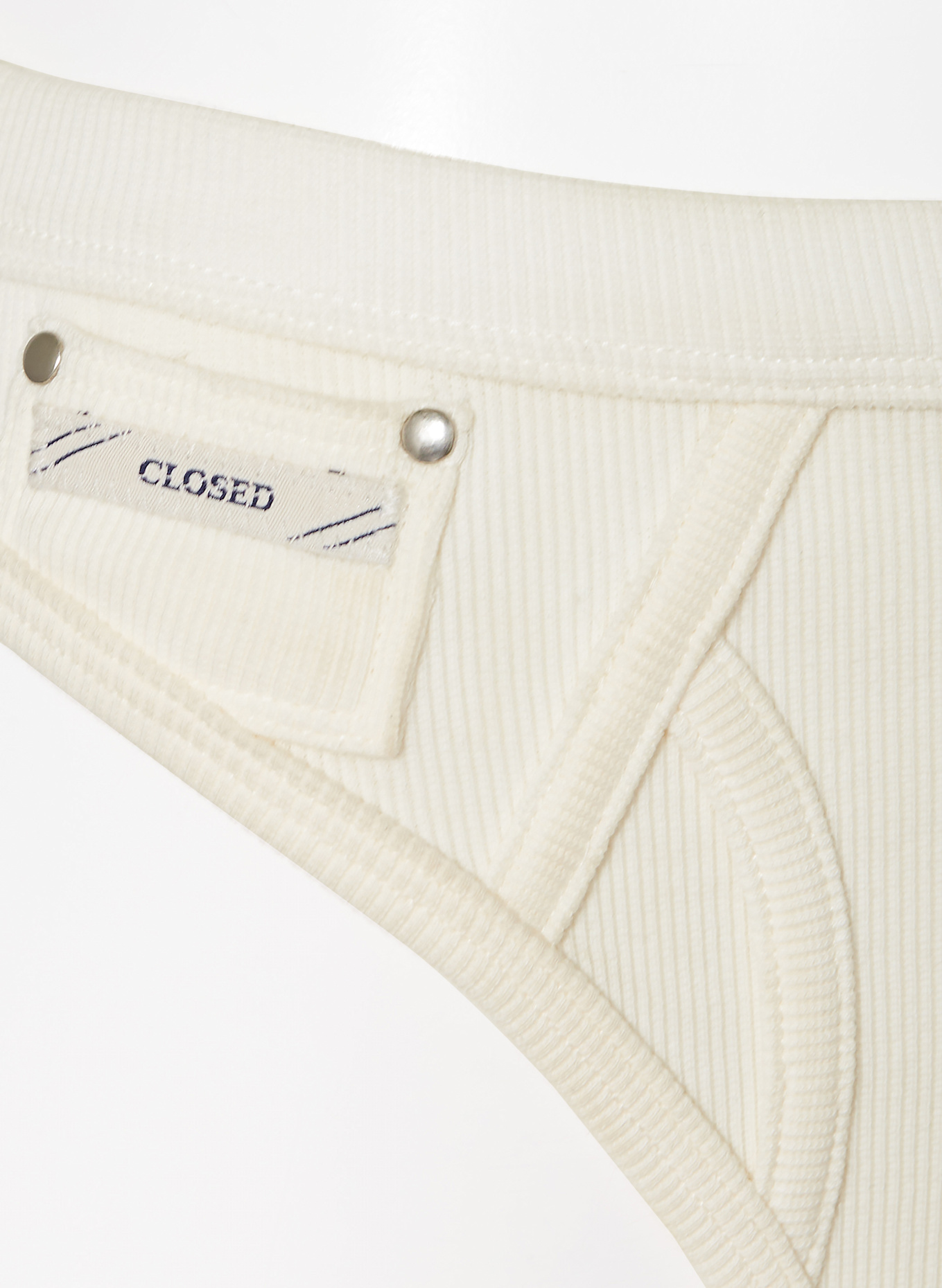 CLOSED Taillenslip: ECRU