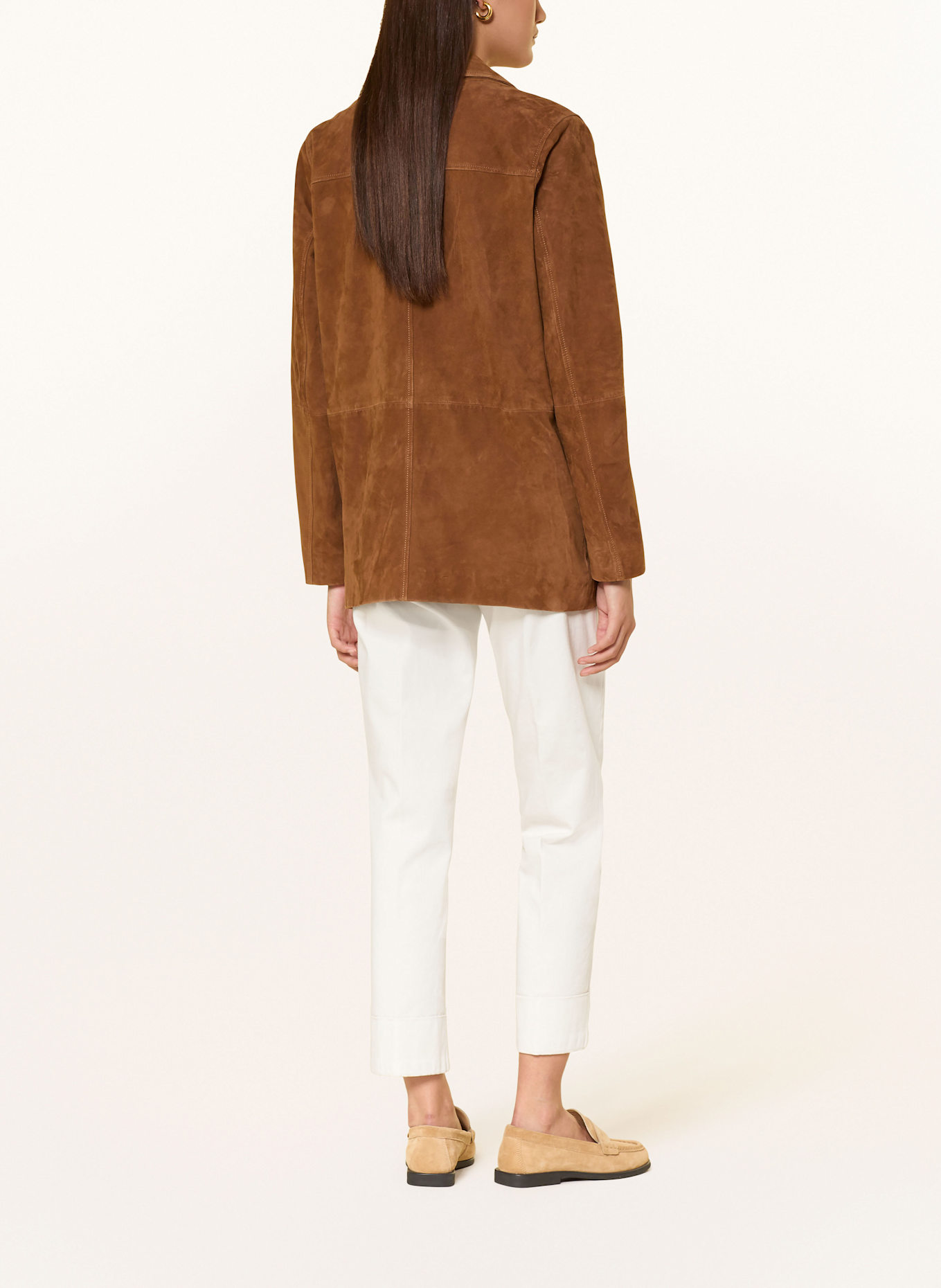 MASON'S 7/8 chinos NEW YORK: ECRU