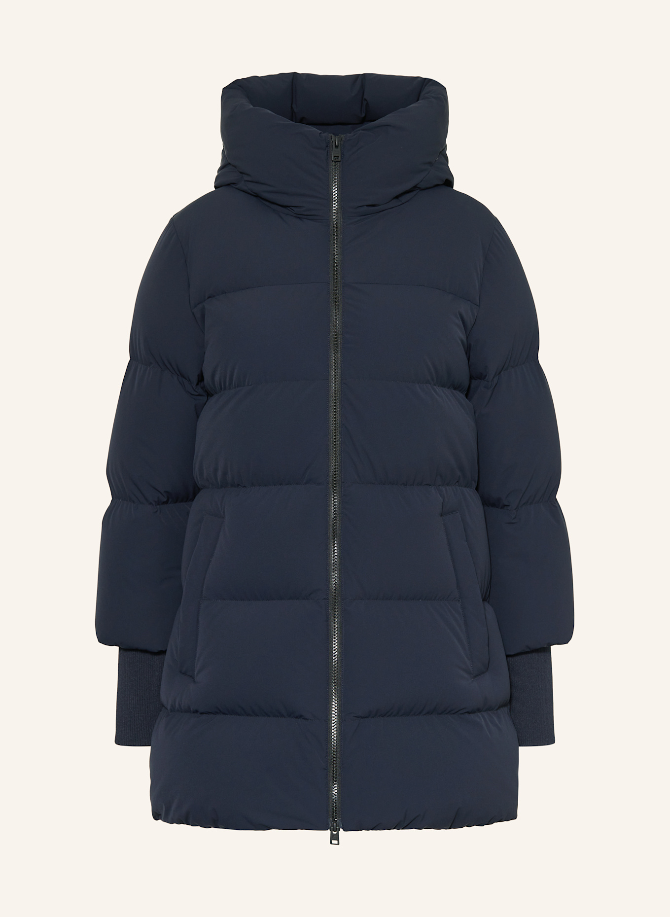 WOOLRICH Daunenmantel: DUNKELBLAU