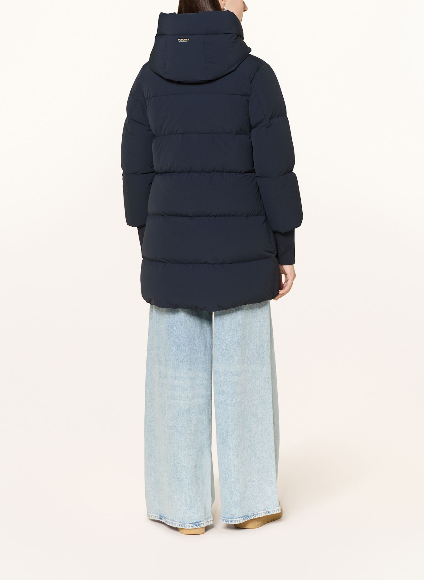 WOOLRICH Daunenmantel: DUNKELBLAU