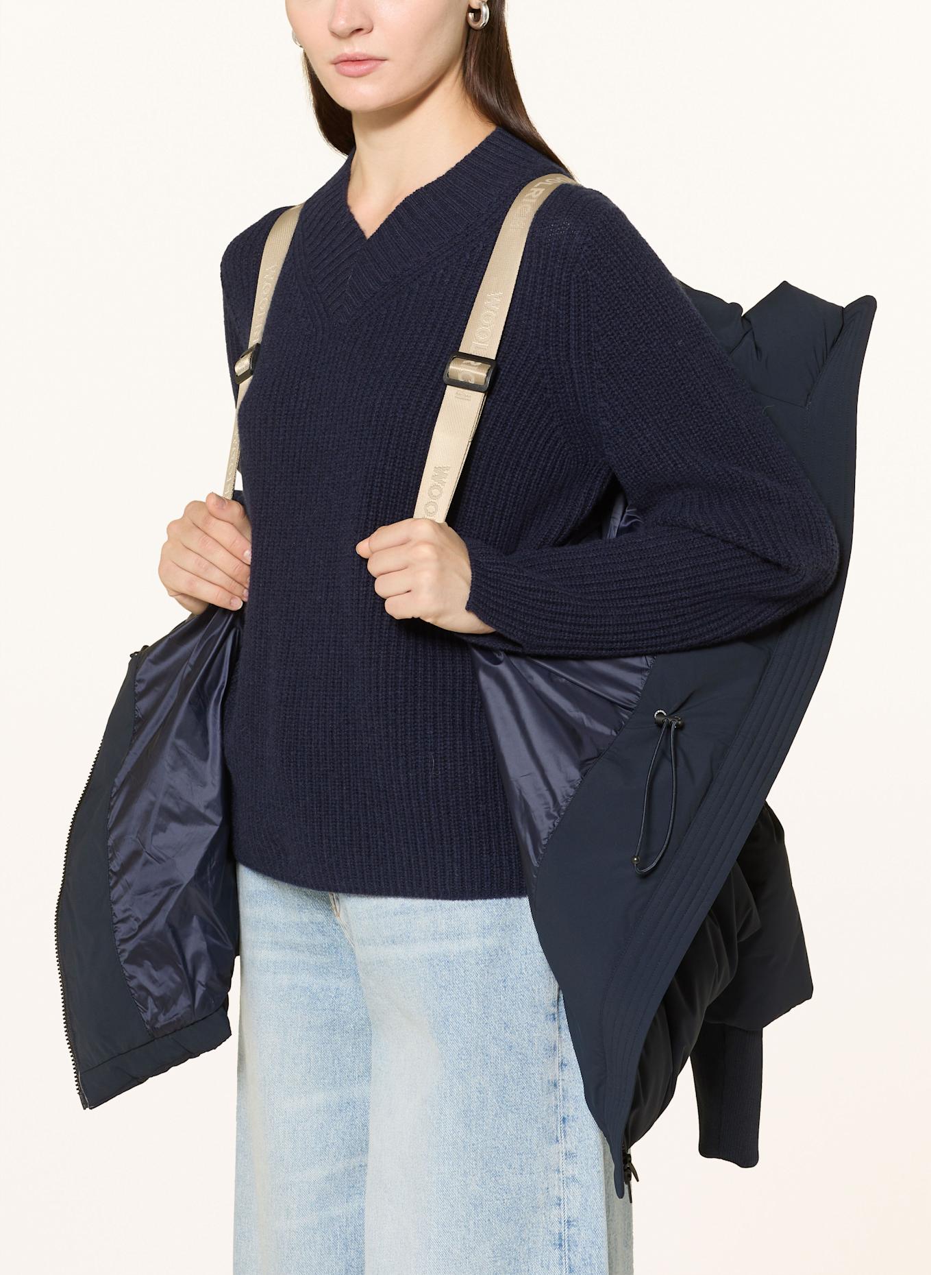 WOOLRICH Daunenmantel: DUNKELBLAU