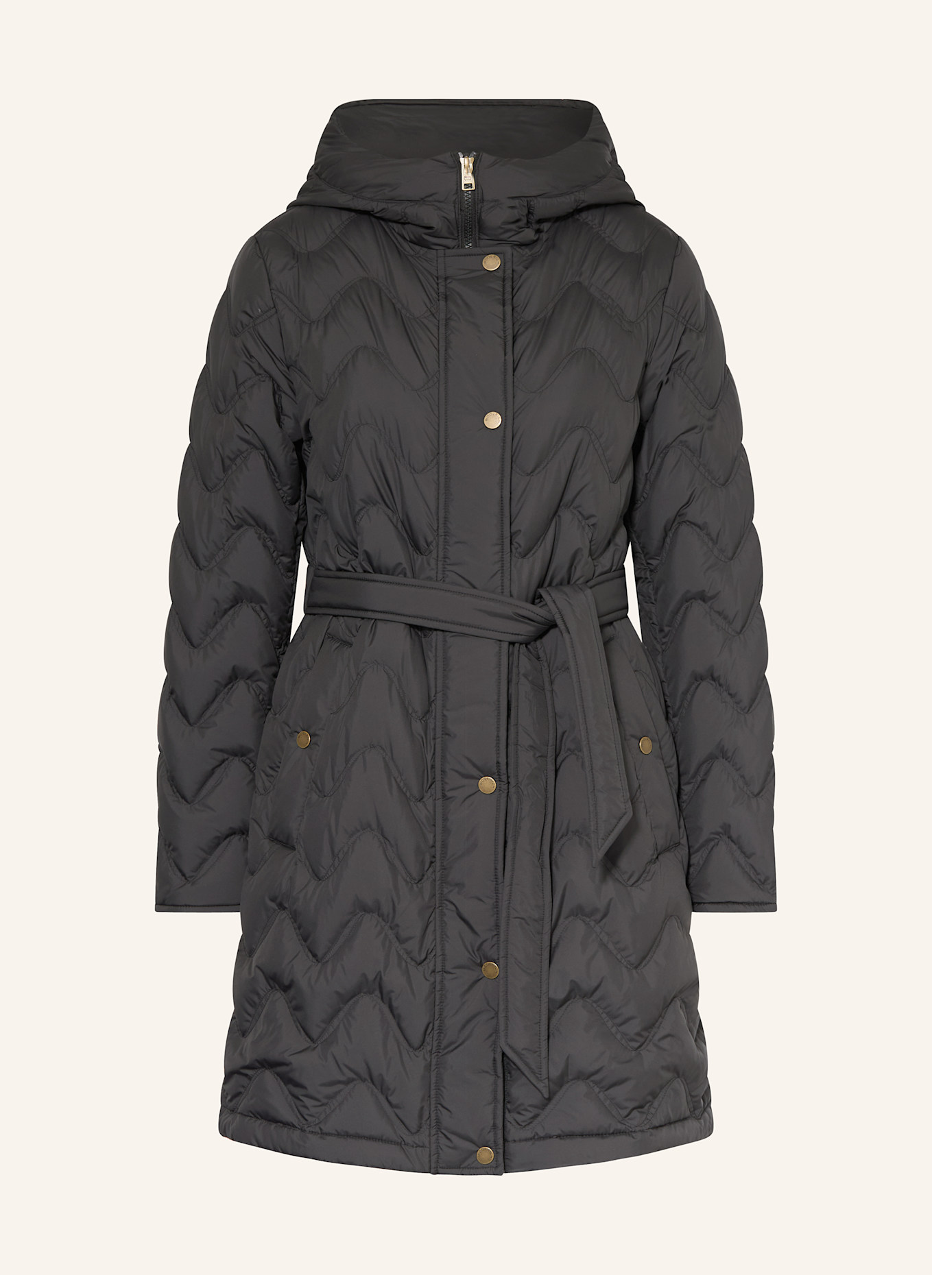 WOOLRICH Płaszcz puchowy HERITAGE: CZARNY