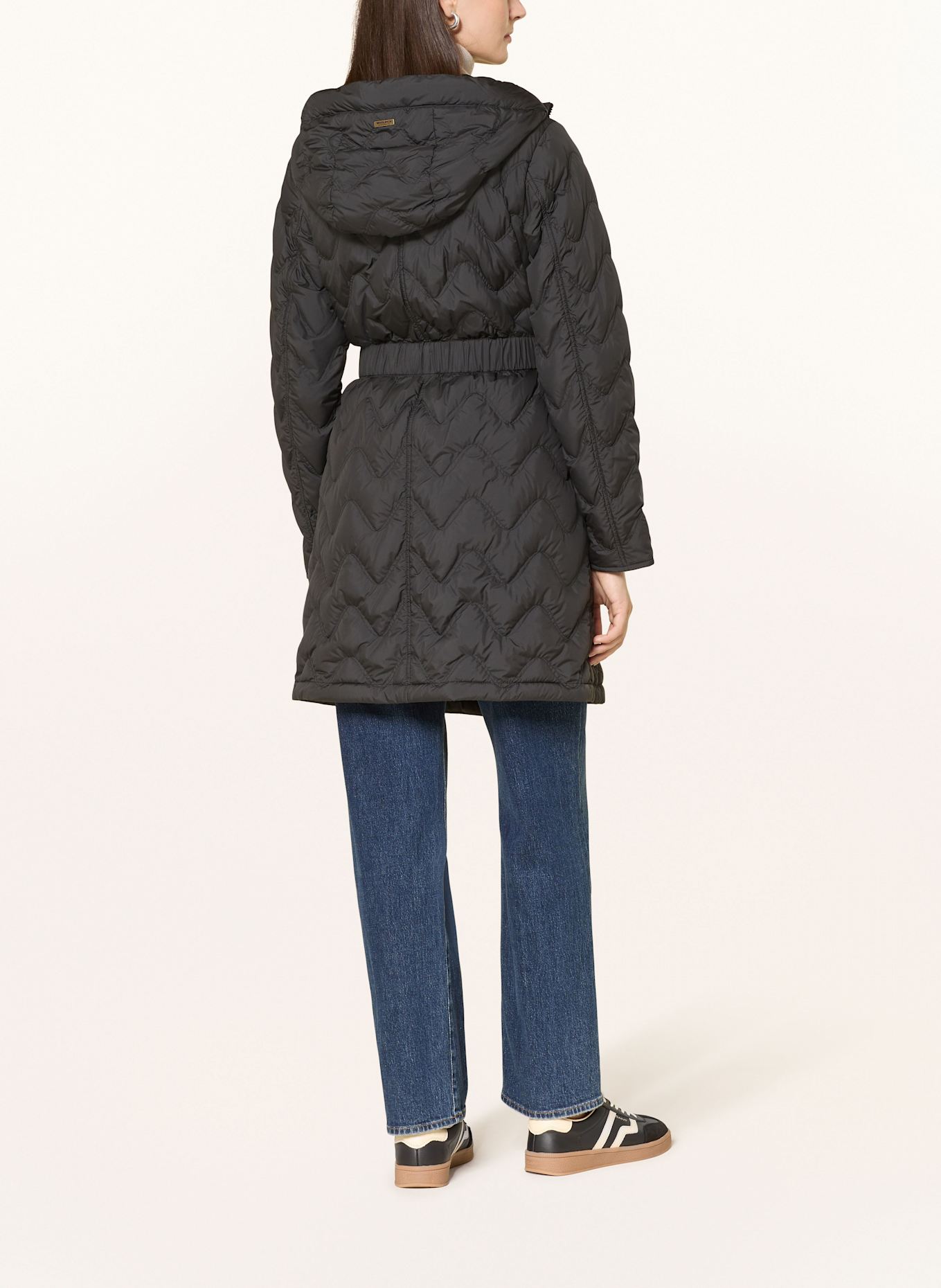 WOOLRICH Płaszcz puchowy HERITAGE: CZARNY