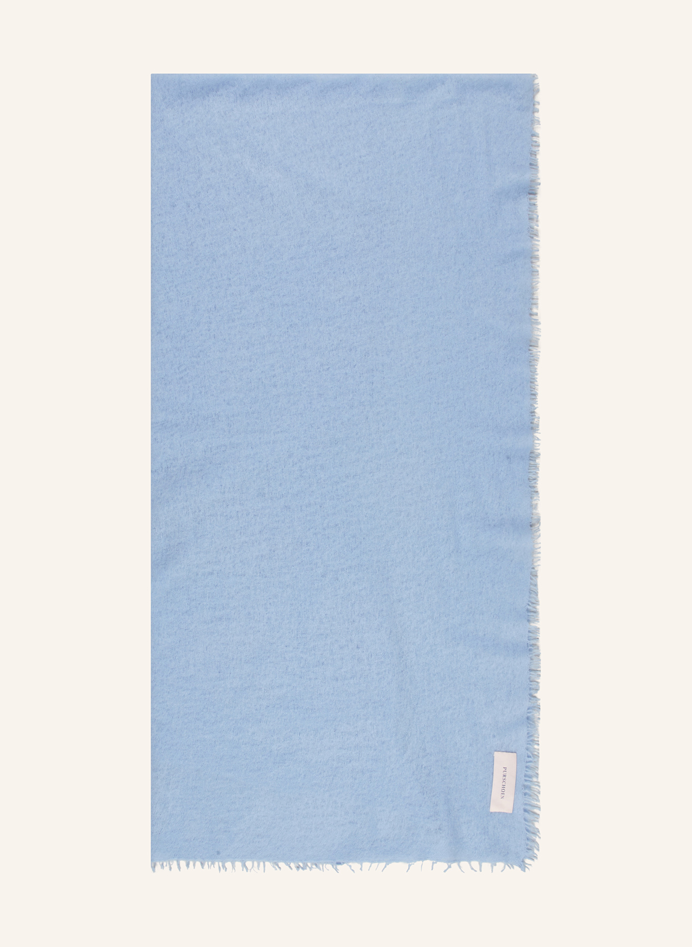 PURSCHOEN Cashmere-Schal: HELLBLAU